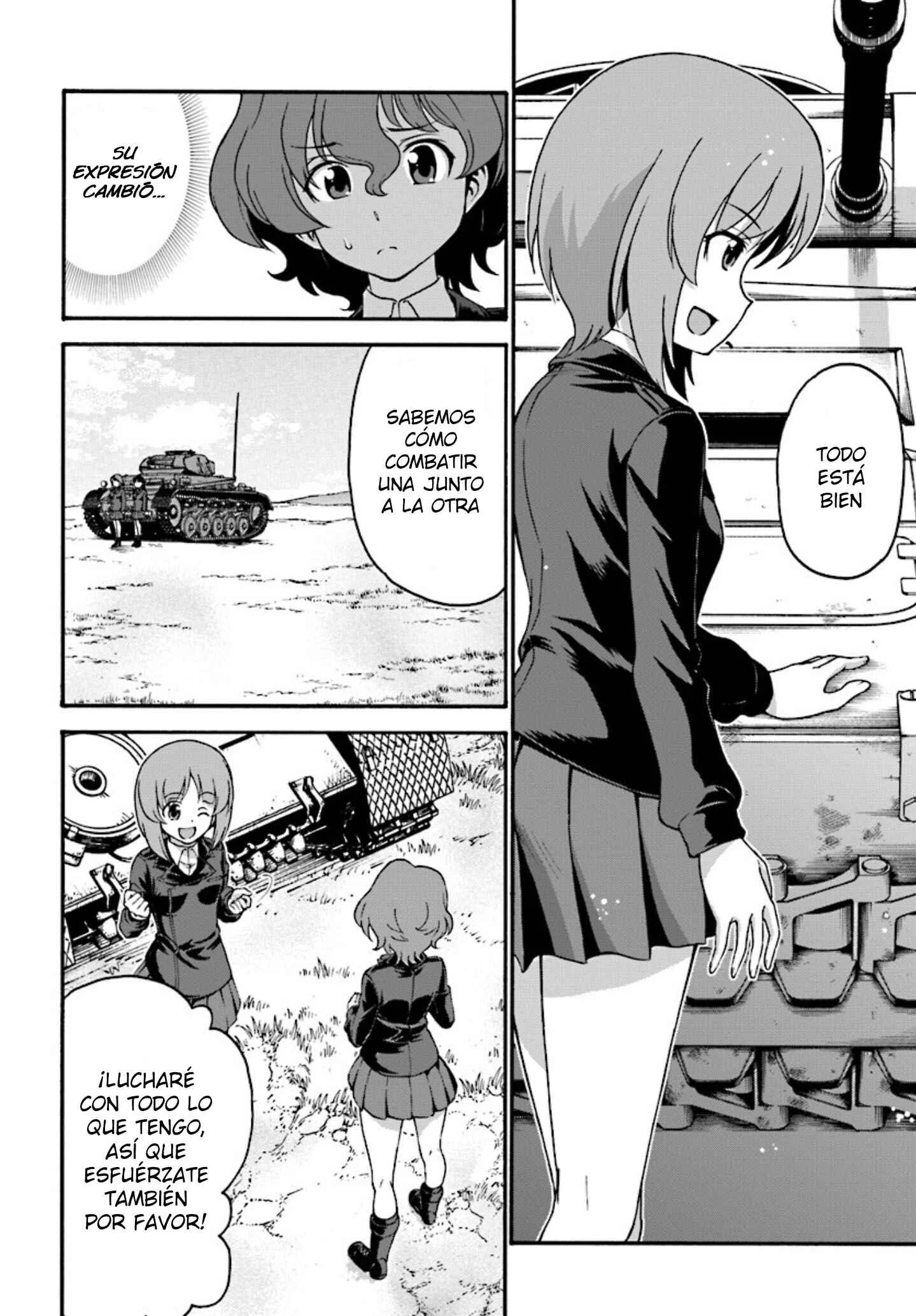 GIRLS und PANZER - phase.ERIKA Capítulo 3: La verdadera fuerza de Miho Nishizumi - Page 12