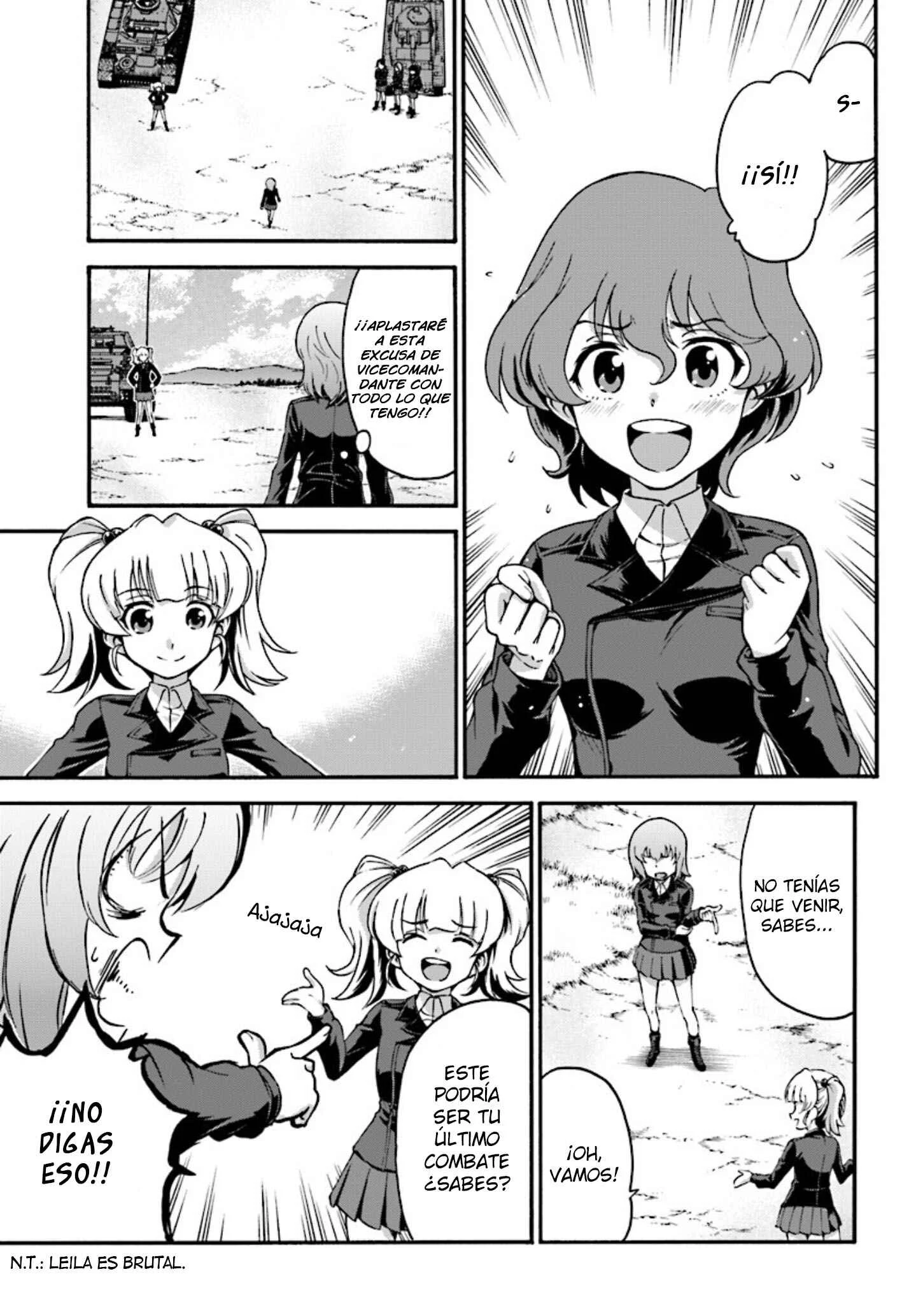 GIRLS und PANZER - phase.ERIKA Capítulo 3: La verdadera fuerza de Miho Nishizumi - Page 13