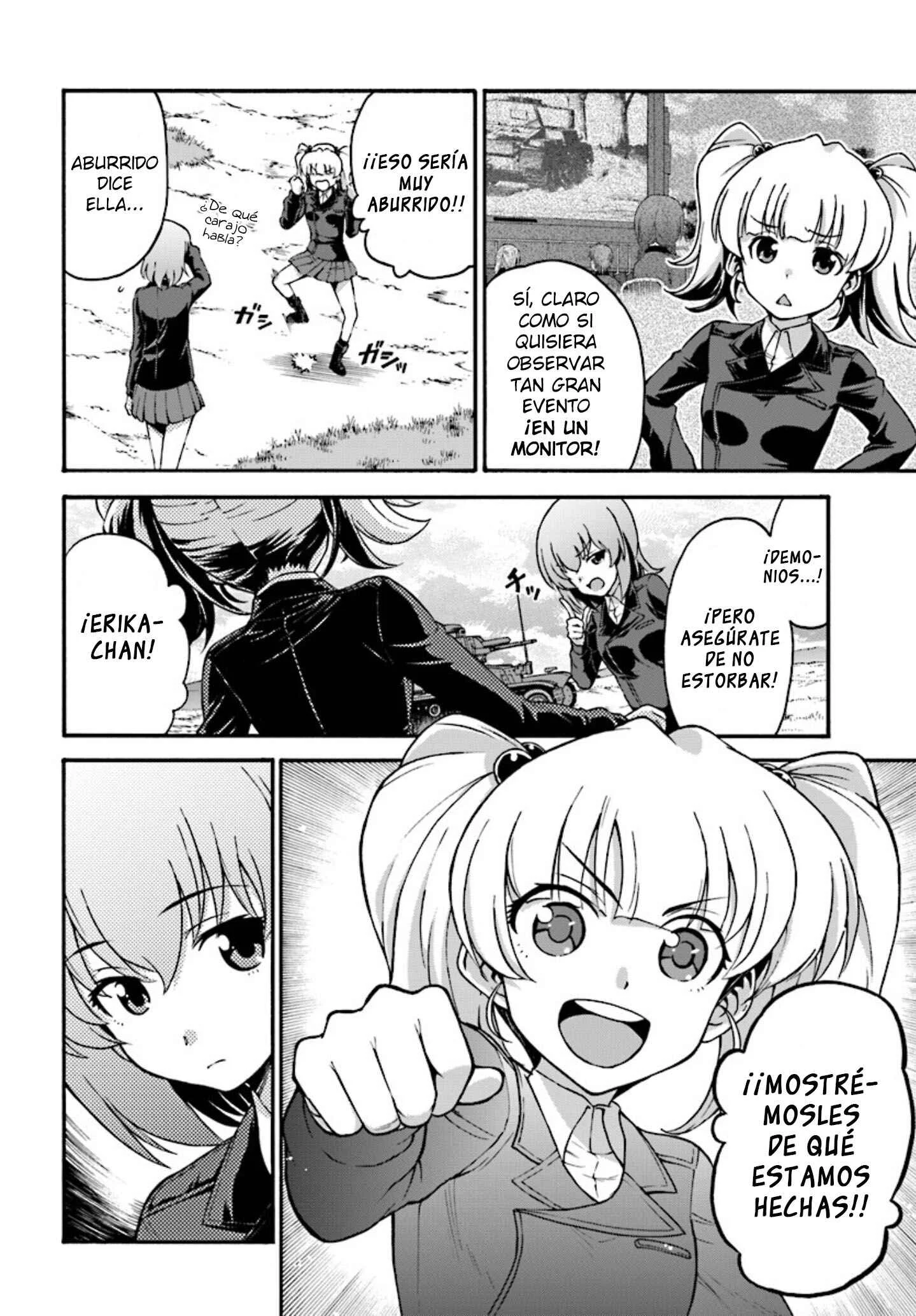 GIRLS und PANZER - phase.ERIKA Capítulo 3: La verdadera fuerza de Miho Nishizumi - Page 14