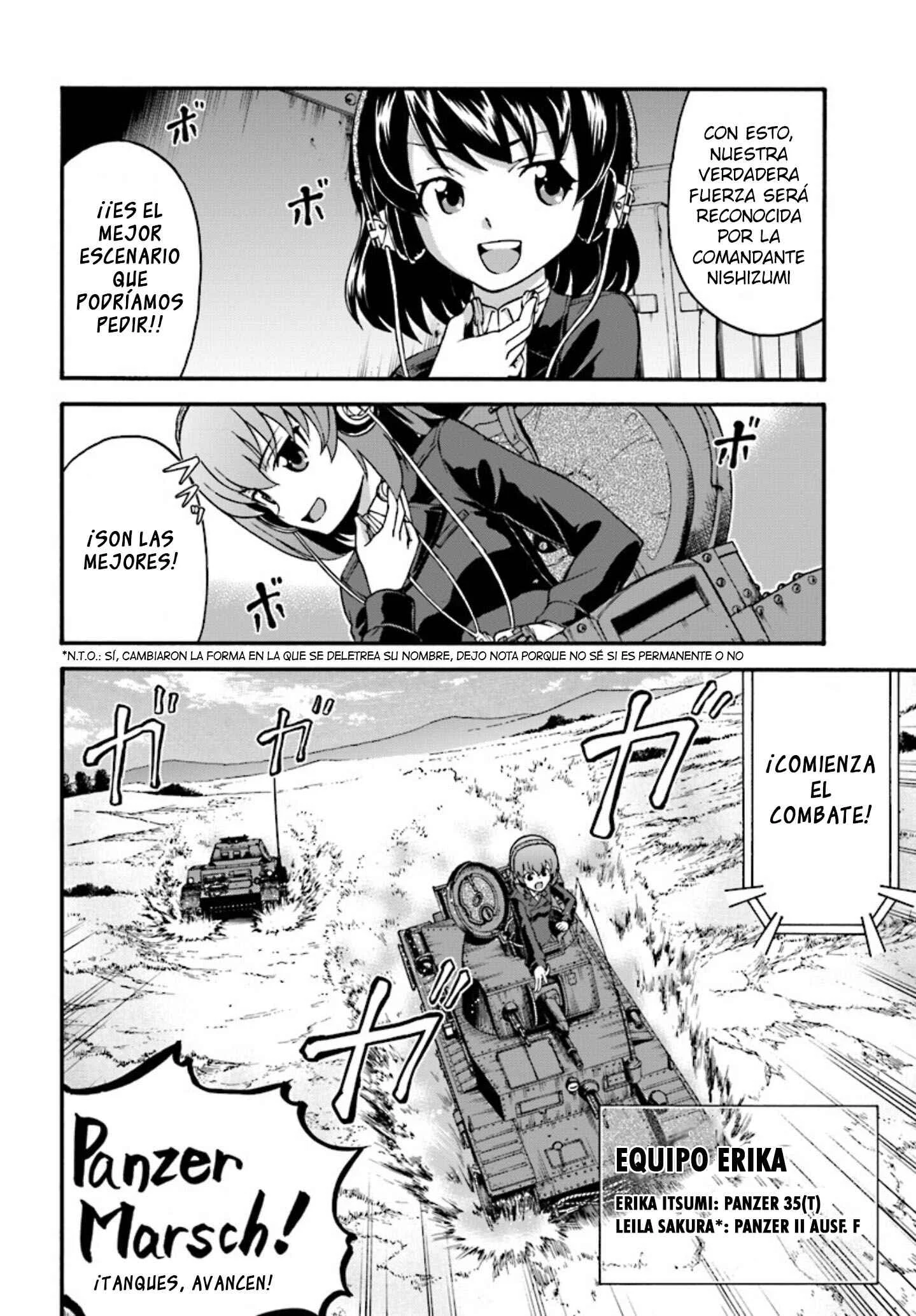 GIRLS und PANZER - phase.ERIKA Capítulo 3: La verdadera fuerza de Miho Nishizumi - Page 16