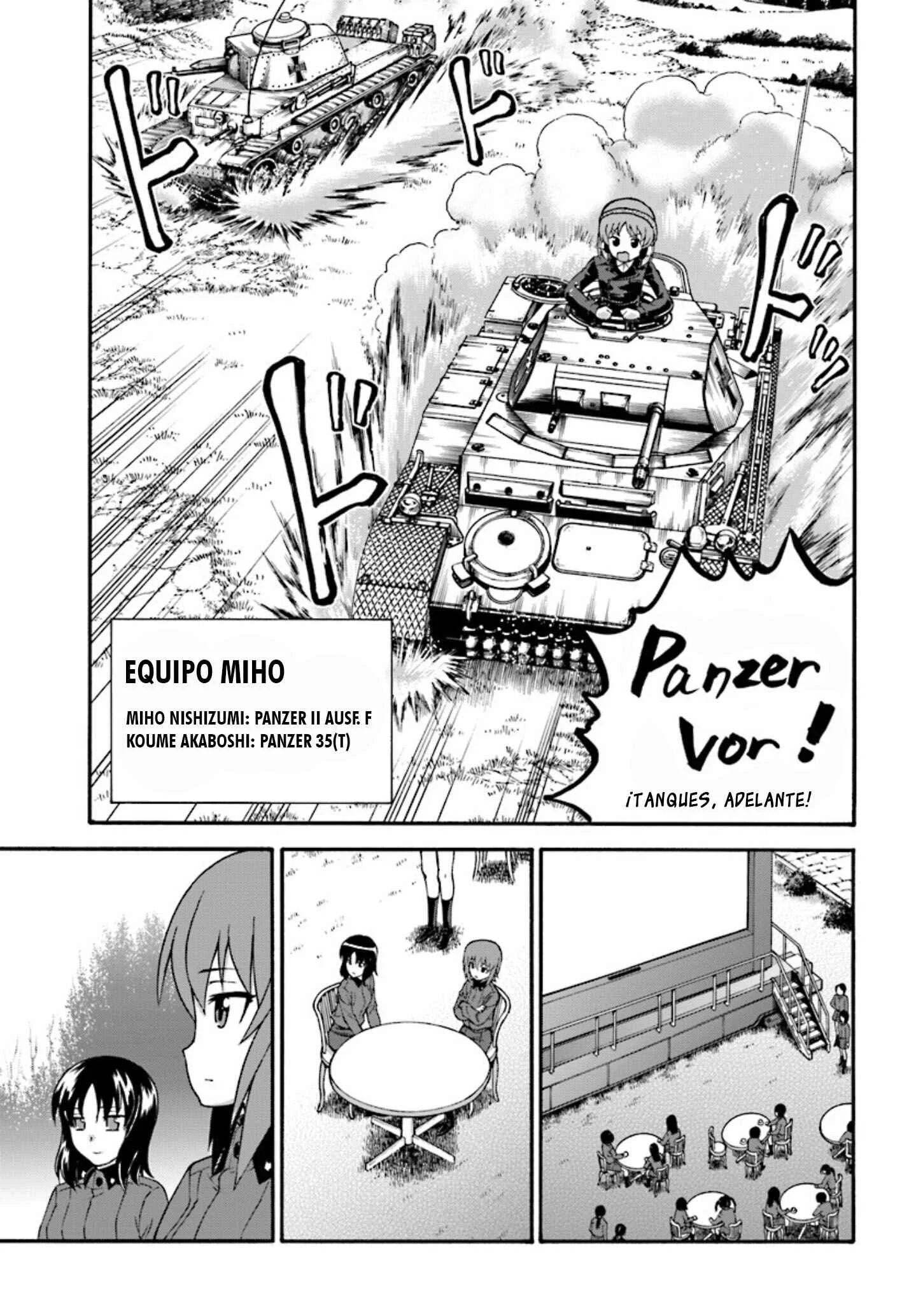 GIRLS und PANZER - phase.ERIKA Capítulo 3: La verdadera fuerza de Miho Nishizumi - Page 17
