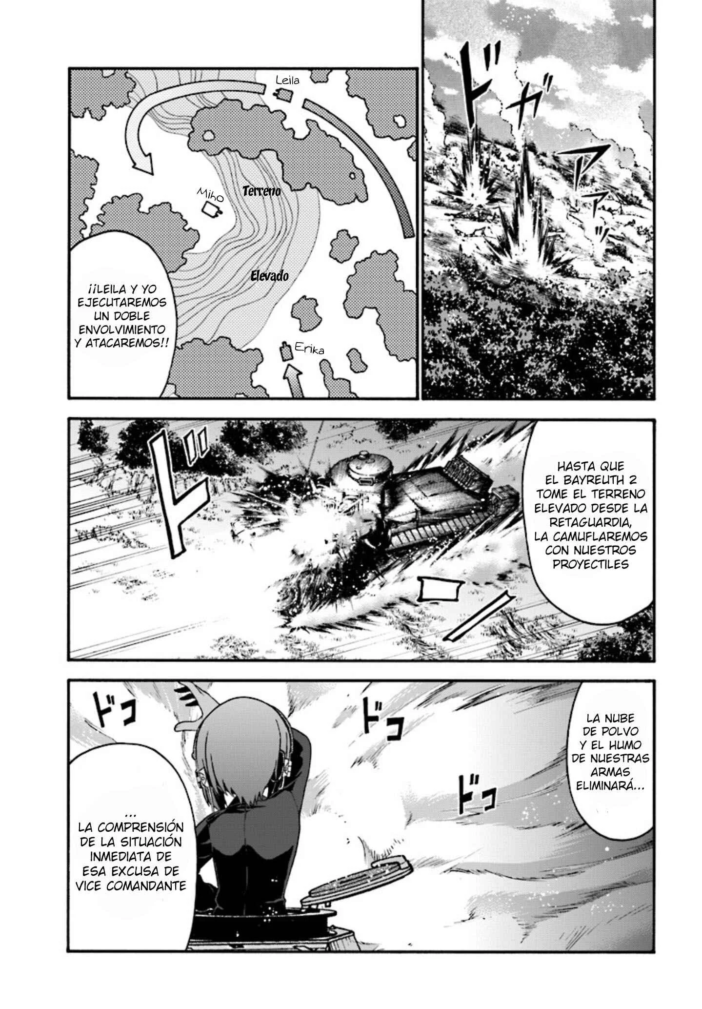 GIRLS und PANZER - phase.ERIKA Capítulo 3: La verdadera fuerza de Miho Nishizumi - Page 25