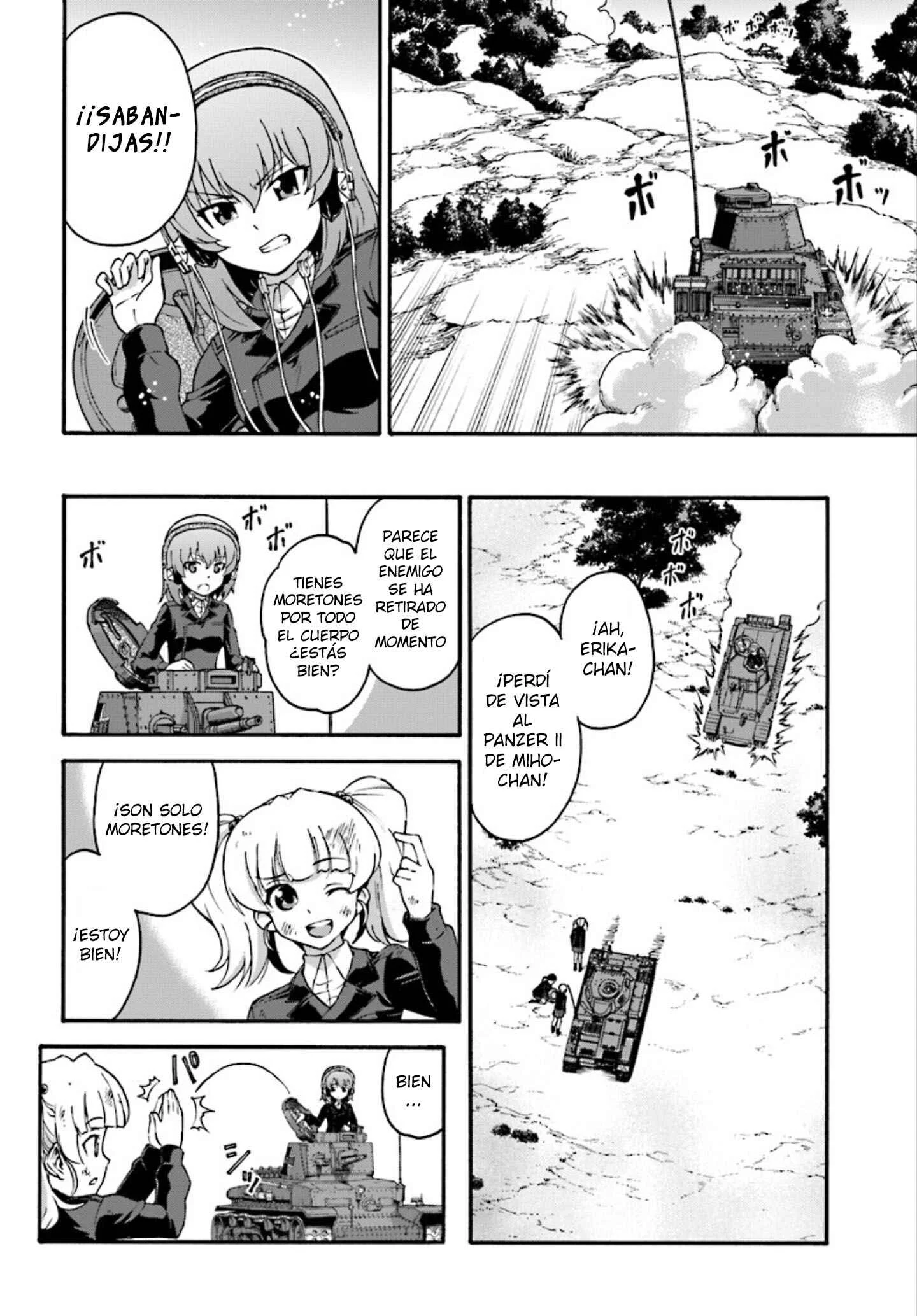 GIRLS und PANZER - phase.ERIKA Capítulo 3: La verdadera fuerza de Miho Nishizumi - Page 36