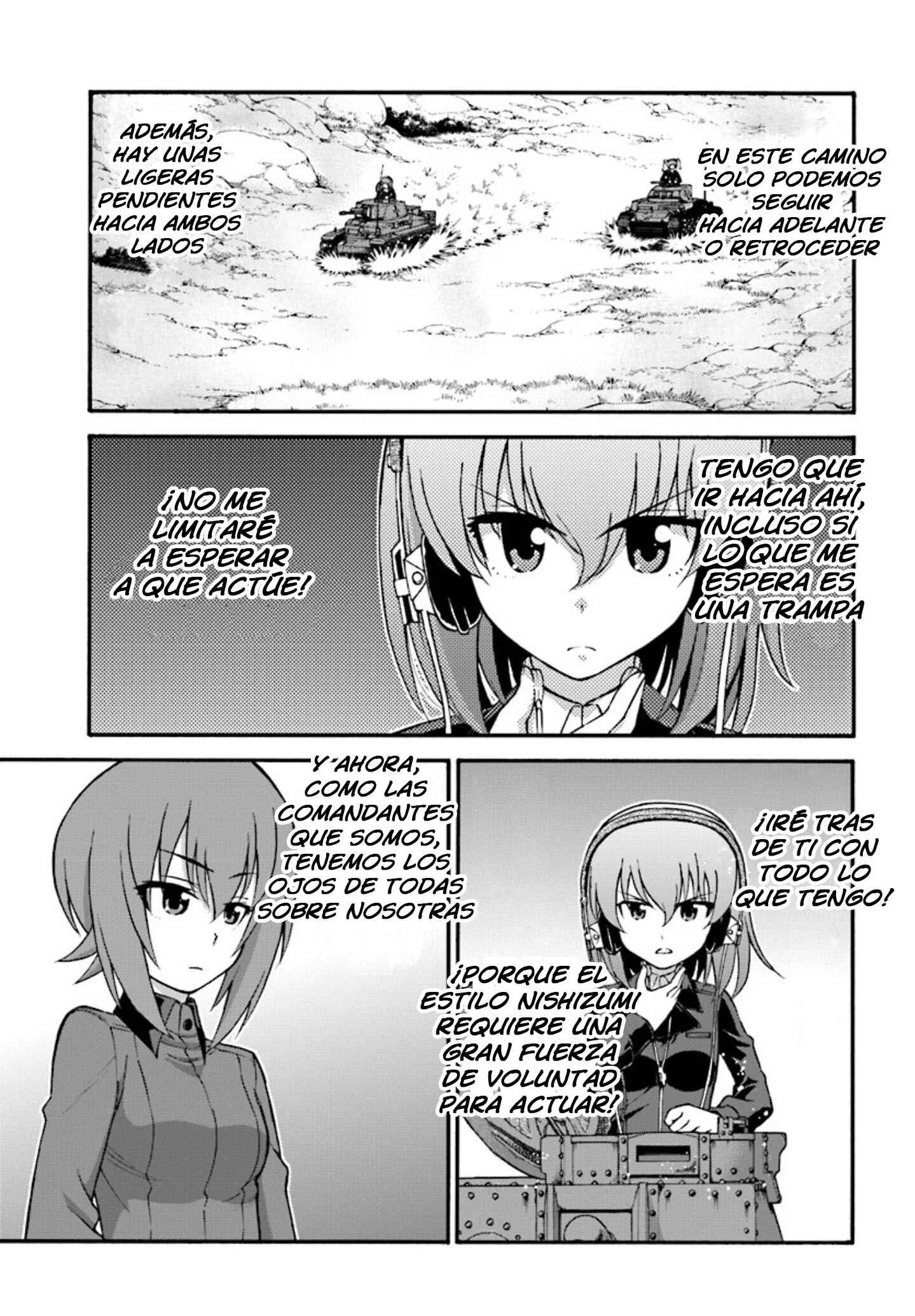 GIRLS und PANZER - phase.ERIKA Capítulo 3: La verdadera fuerza de Miho Nishizumi - Page 41
