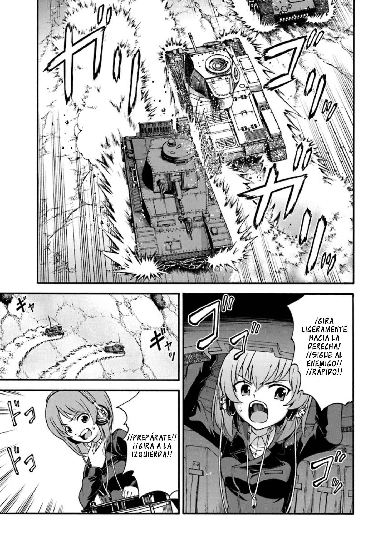 GIRLS und PANZER - phase.ERIKA Capítulo 3: La verdadera fuerza de Miho Nishizumi - Page 45