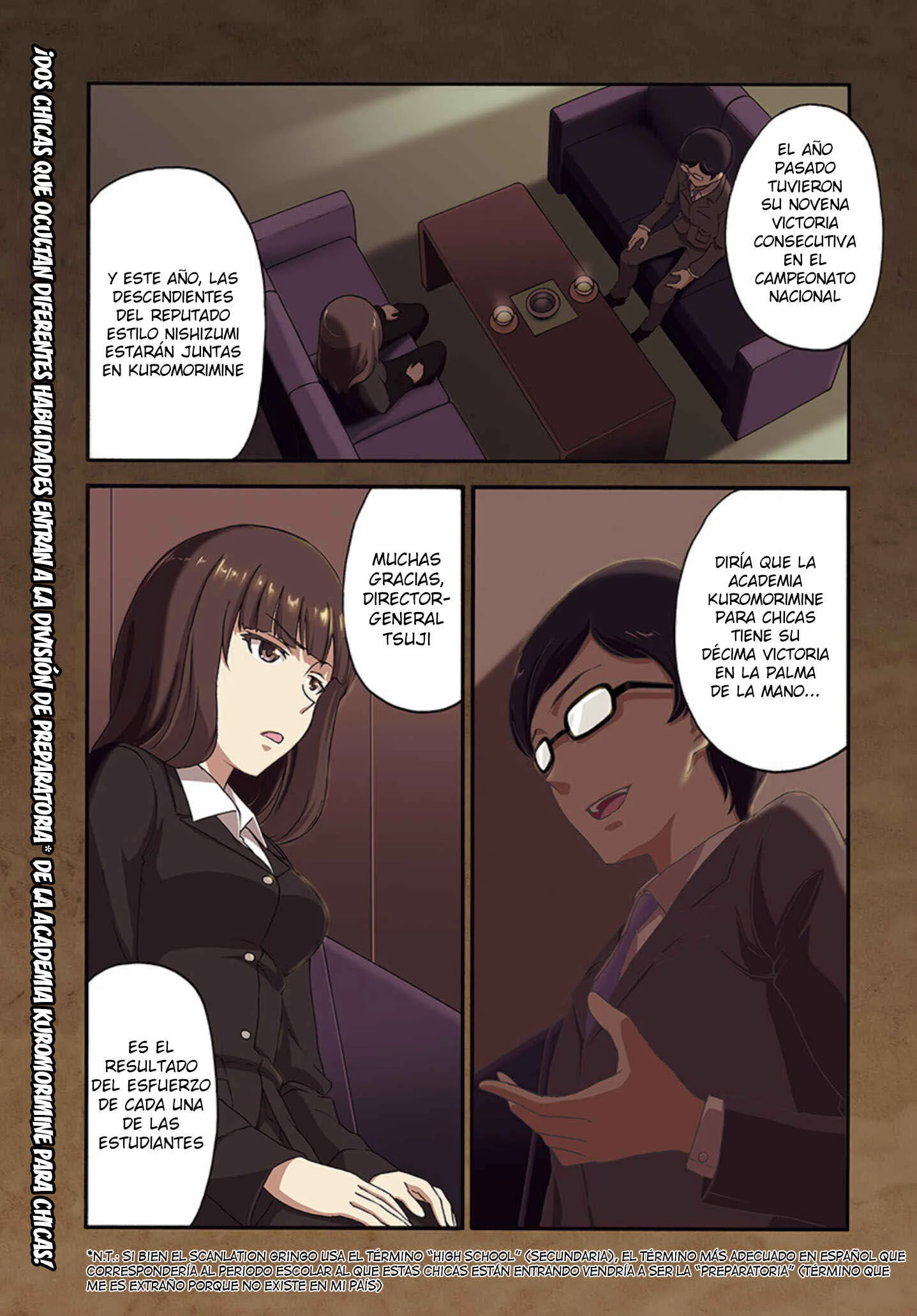 GIRLS und PANZER - phase.ERIKA Capítulo 5: Mal augurio - Page 1