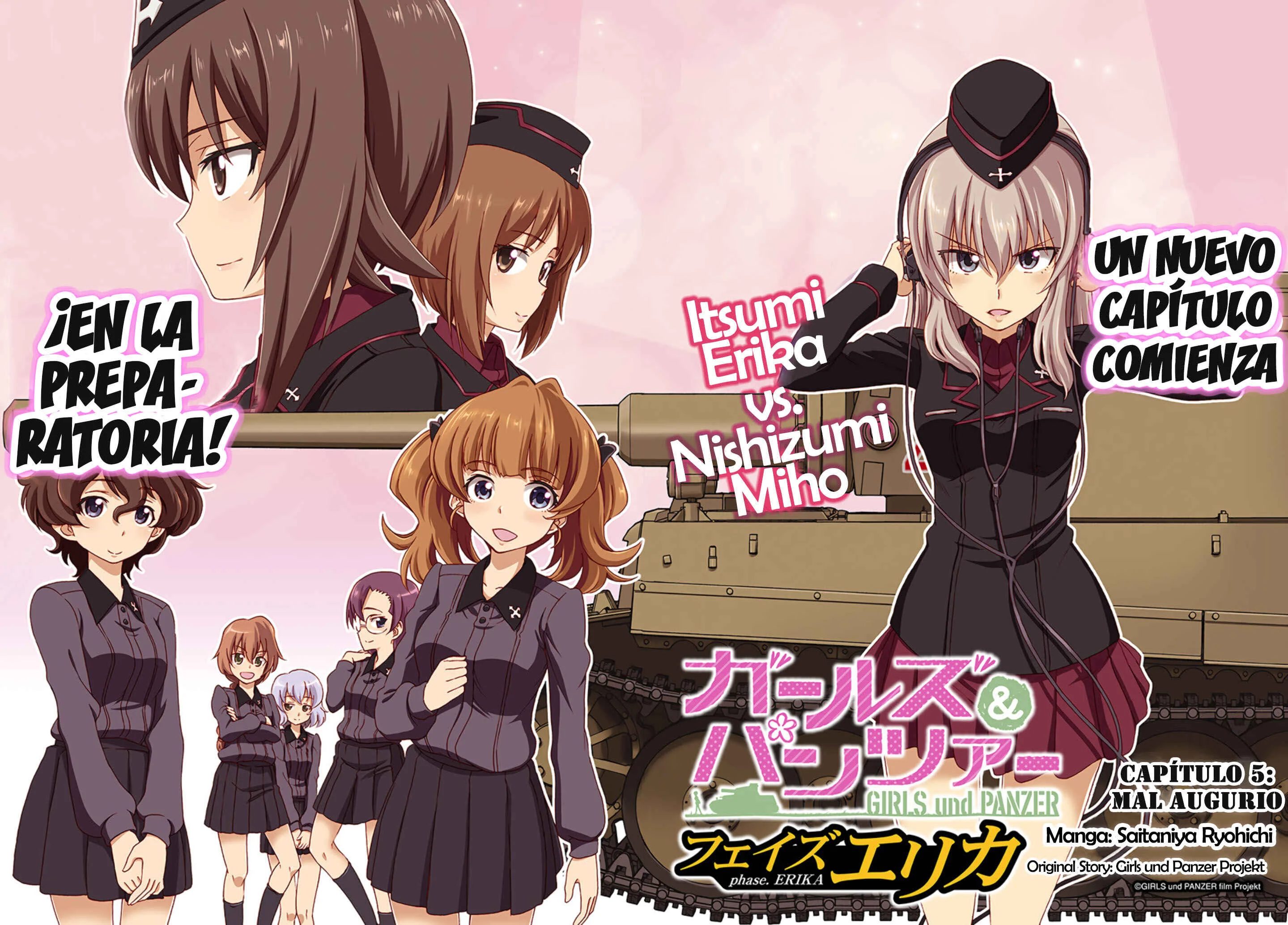 GIRLS und PANZER - phase.ERIKA Capítulo 5: Mal augurio - Page 2