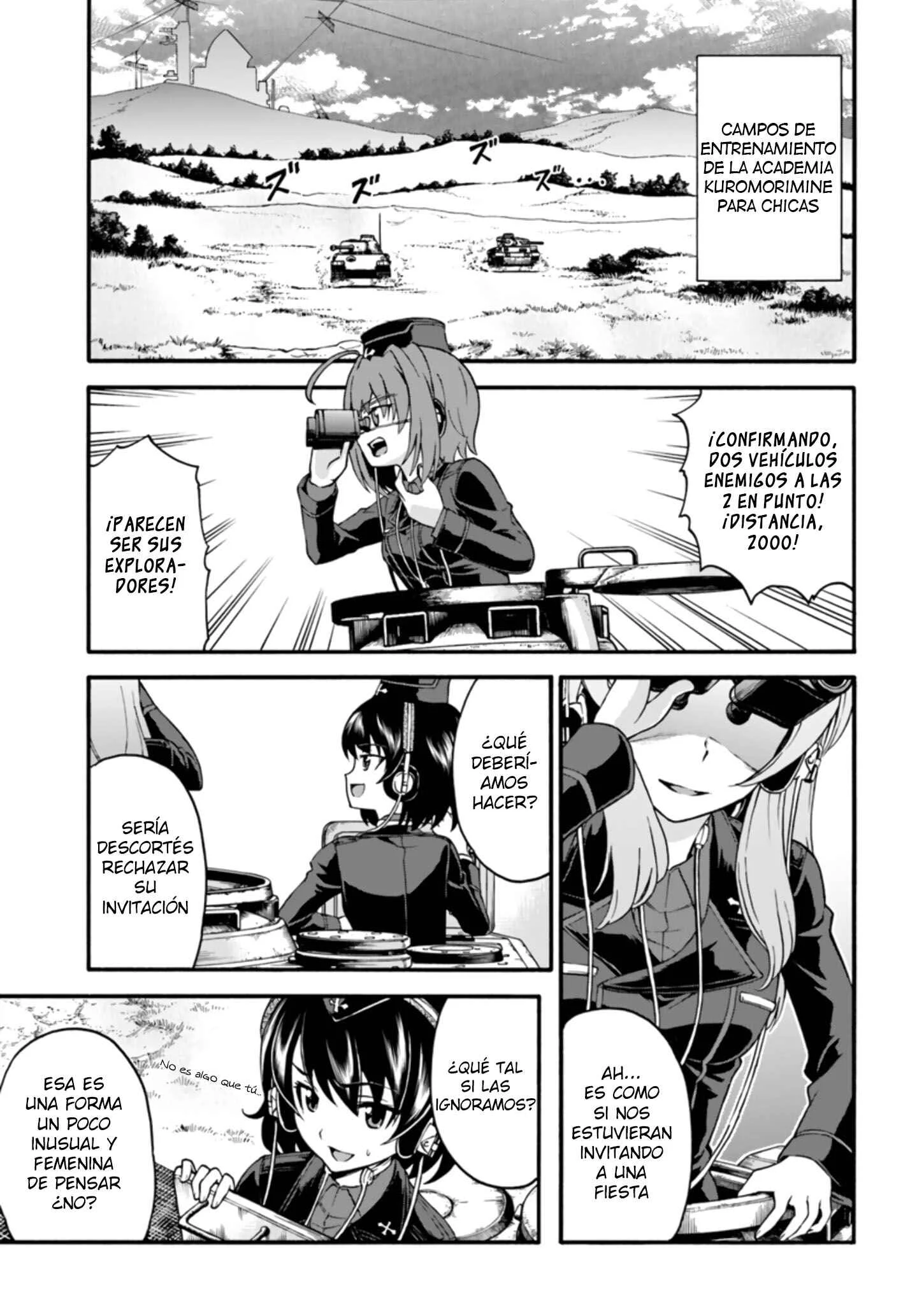 GIRLS und PANZER - phase.ERIKA Capítulo 5: Mal augurio - Page 4
