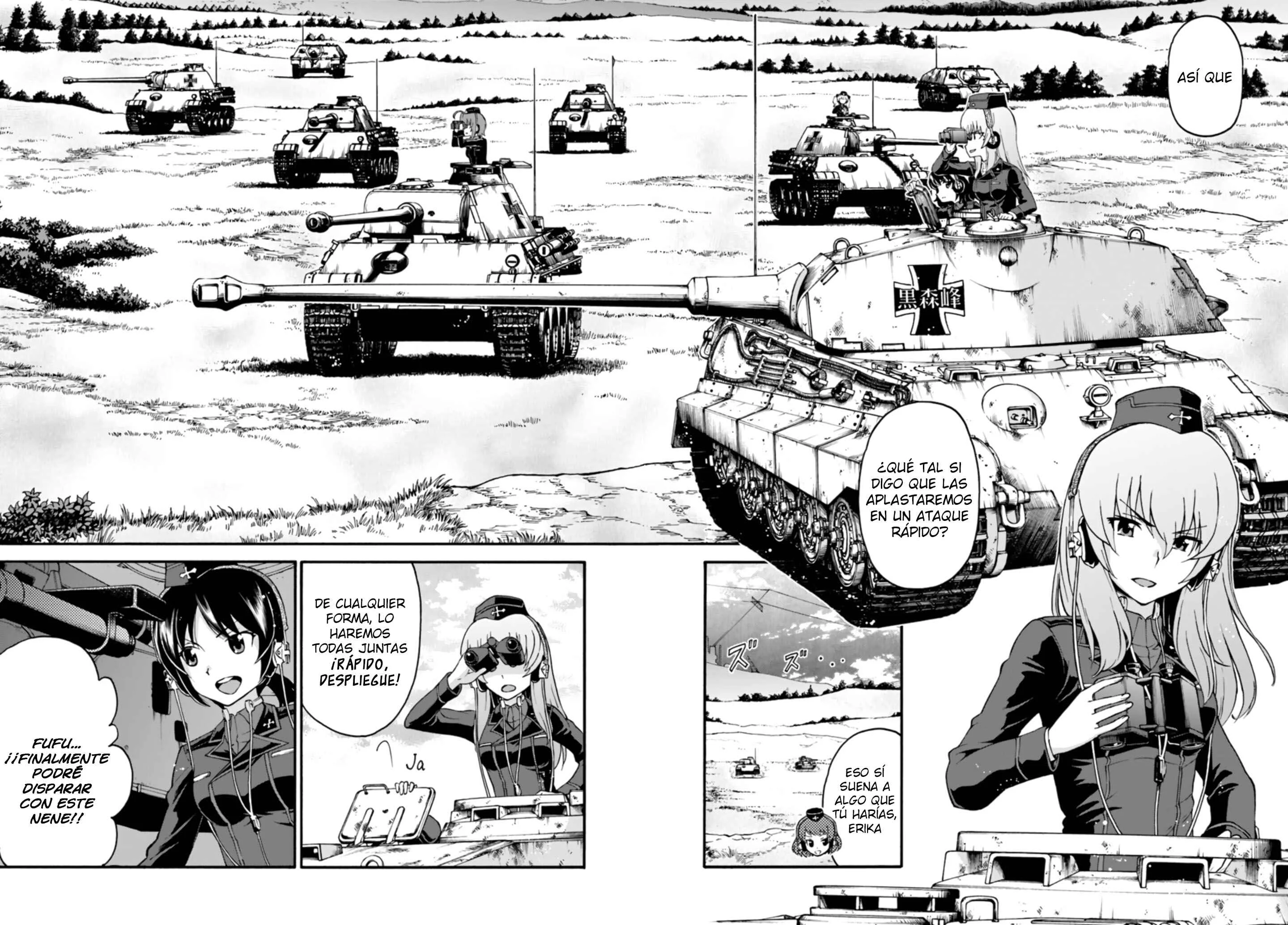 GIRLS und PANZER - phase.ERIKA Capítulo 5: Mal augurio - Page 5