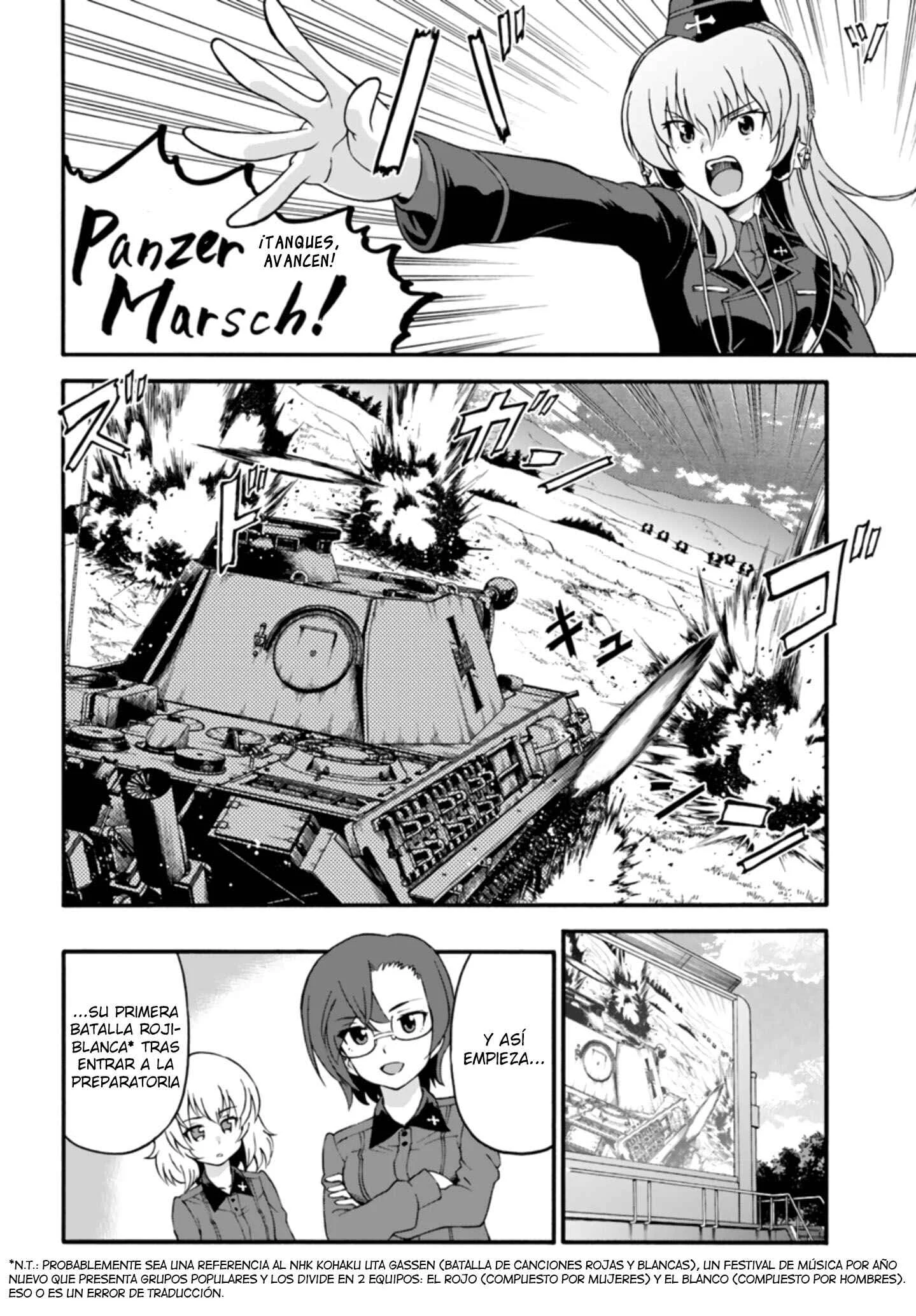GIRLS und PANZER - phase.ERIKA Capítulo 5: Mal augurio - Page 6