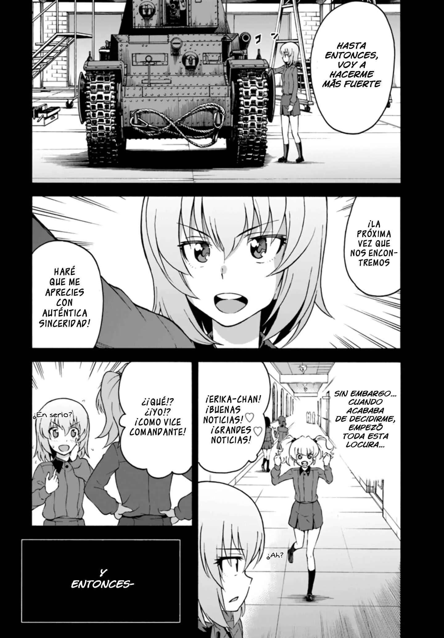 GIRLS und PANZER - phase.ERIKA Capítulo 5: Mal augurio - Page 14