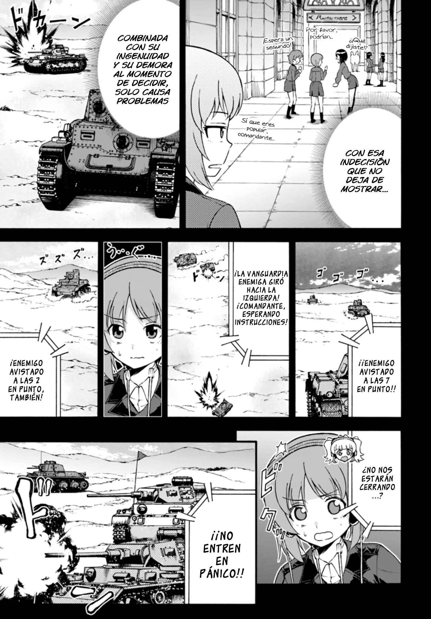 GIRLS und PANZER - phase.ERIKA Capítulo 5: Mal augurio - Page 19