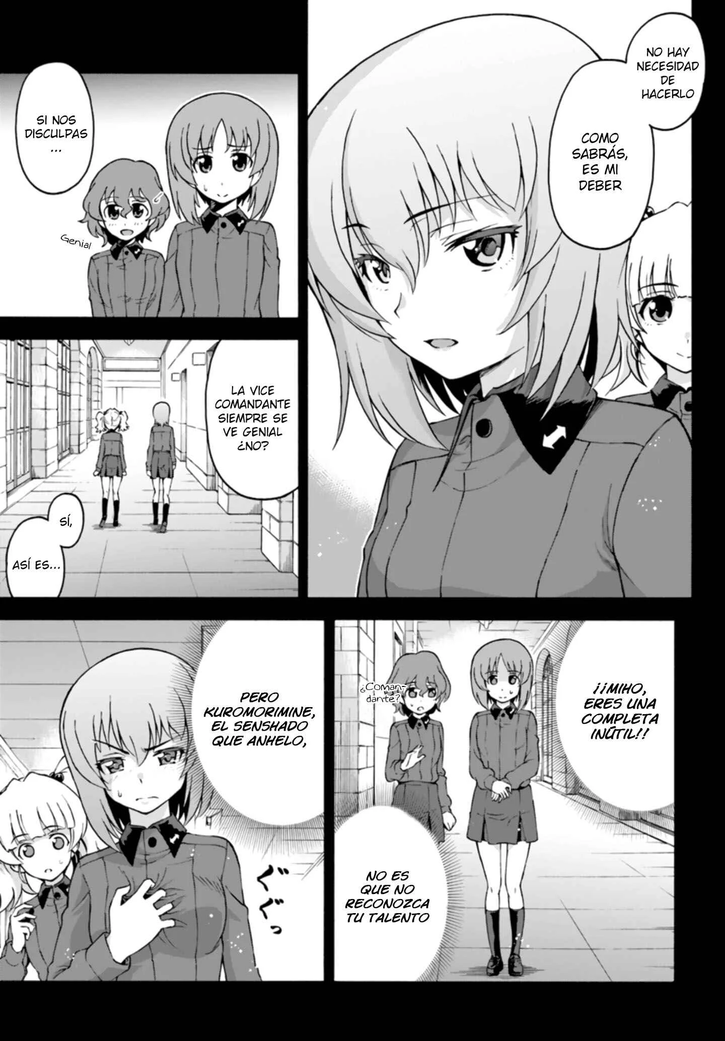 GIRLS und PANZER - phase.ERIKA Capítulo 5: Mal augurio - Page 21