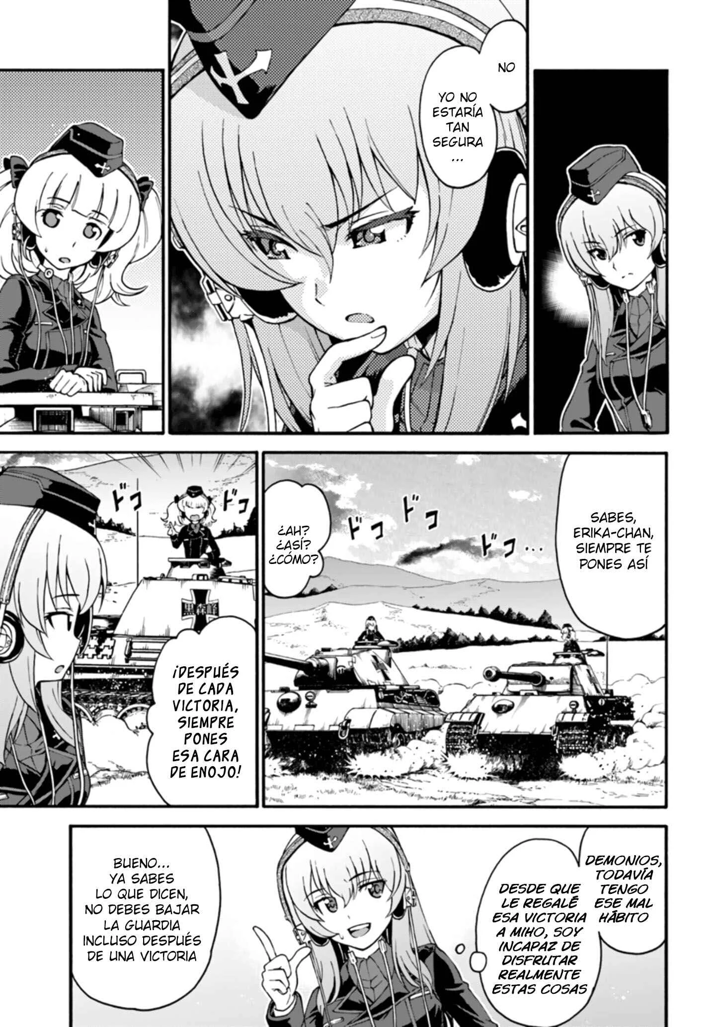 GIRLS und PANZER - phase.ERIKA Capítulo 5: Mal augurio - Page 29