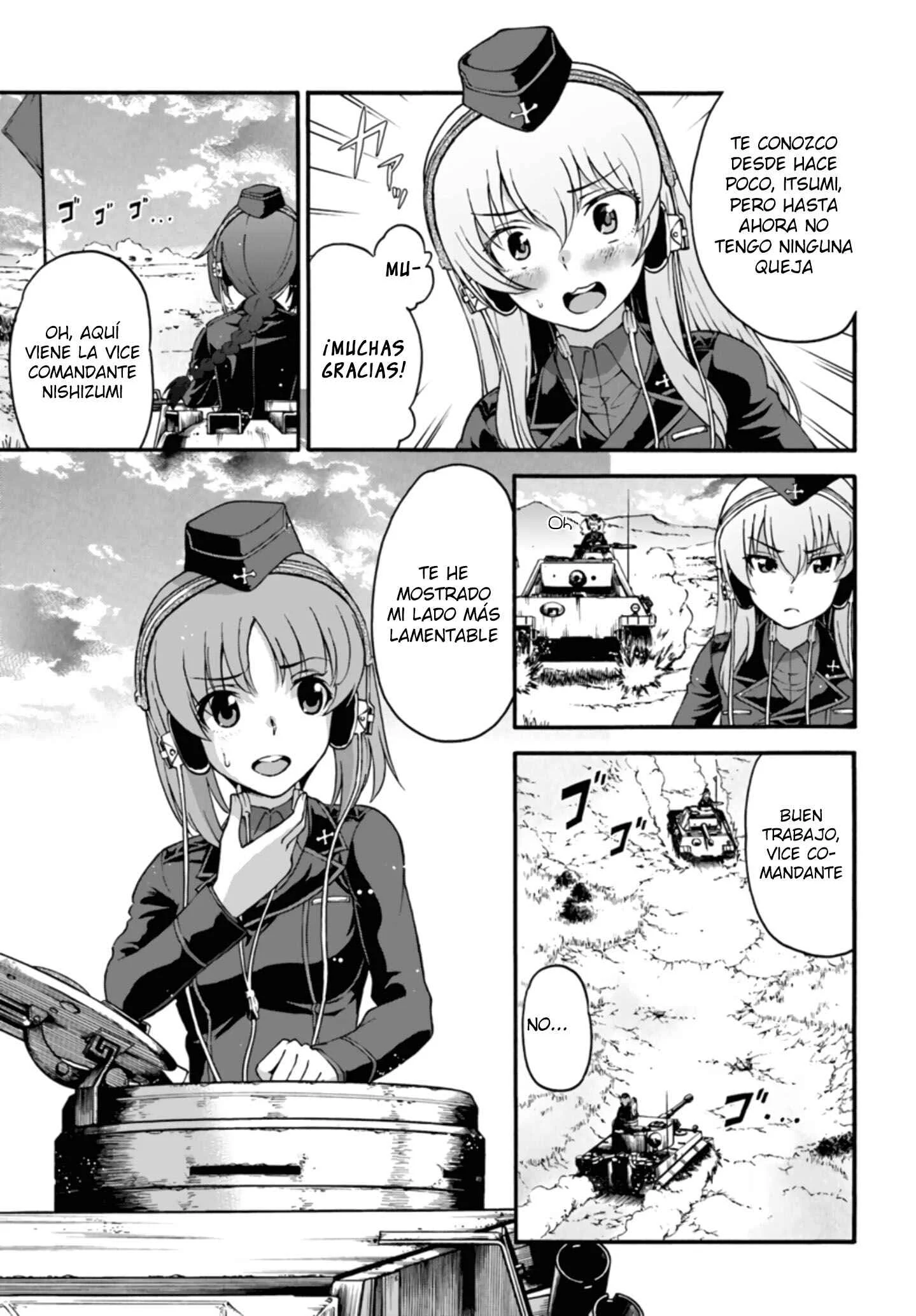 GIRLS und PANZER - phase.ERIKA Capítulo 5: Mal augurio - Page 33