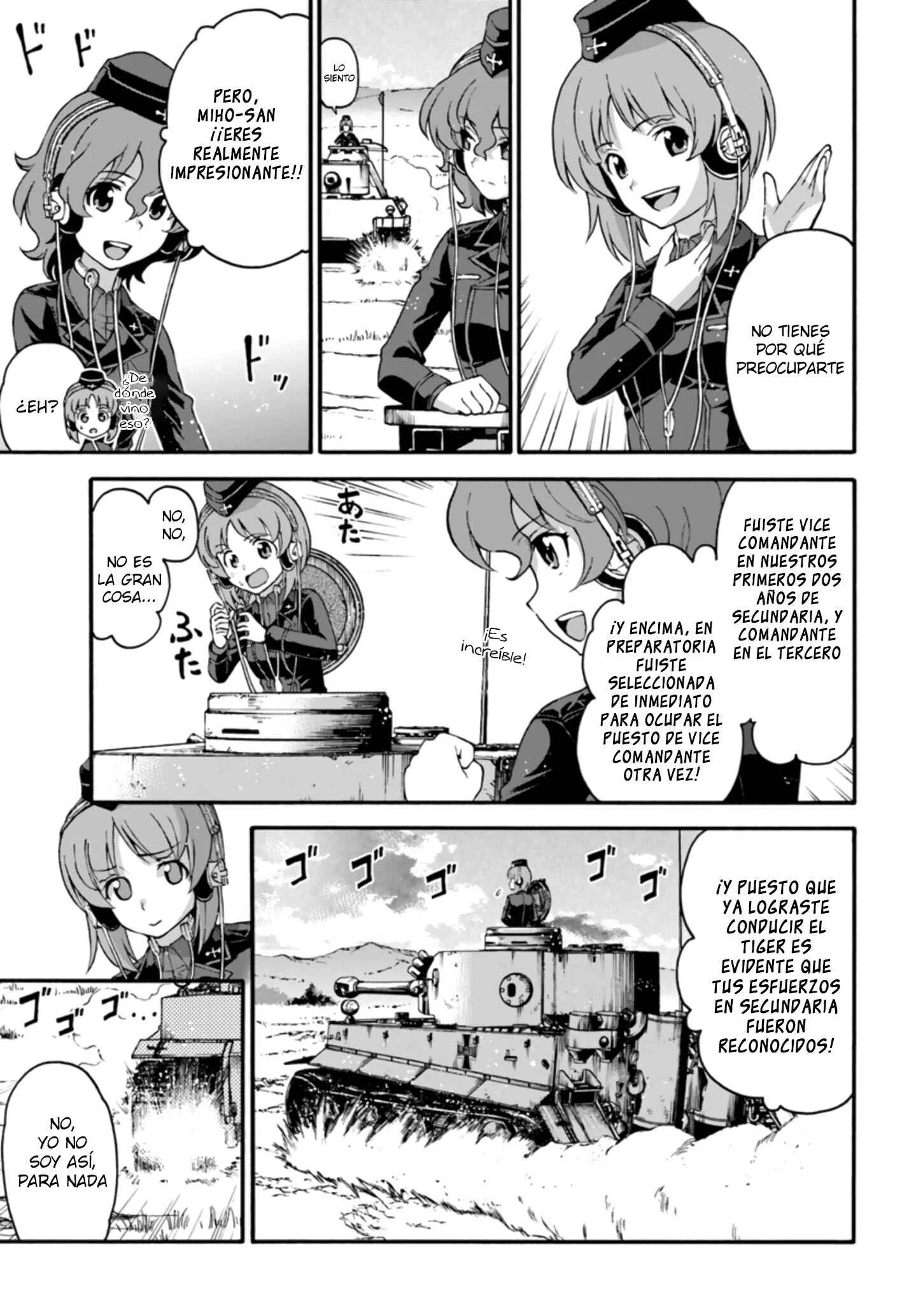 GIRLS und PANZER - phase.ERIKA Capítulo 5: Mal augurio - Page 35