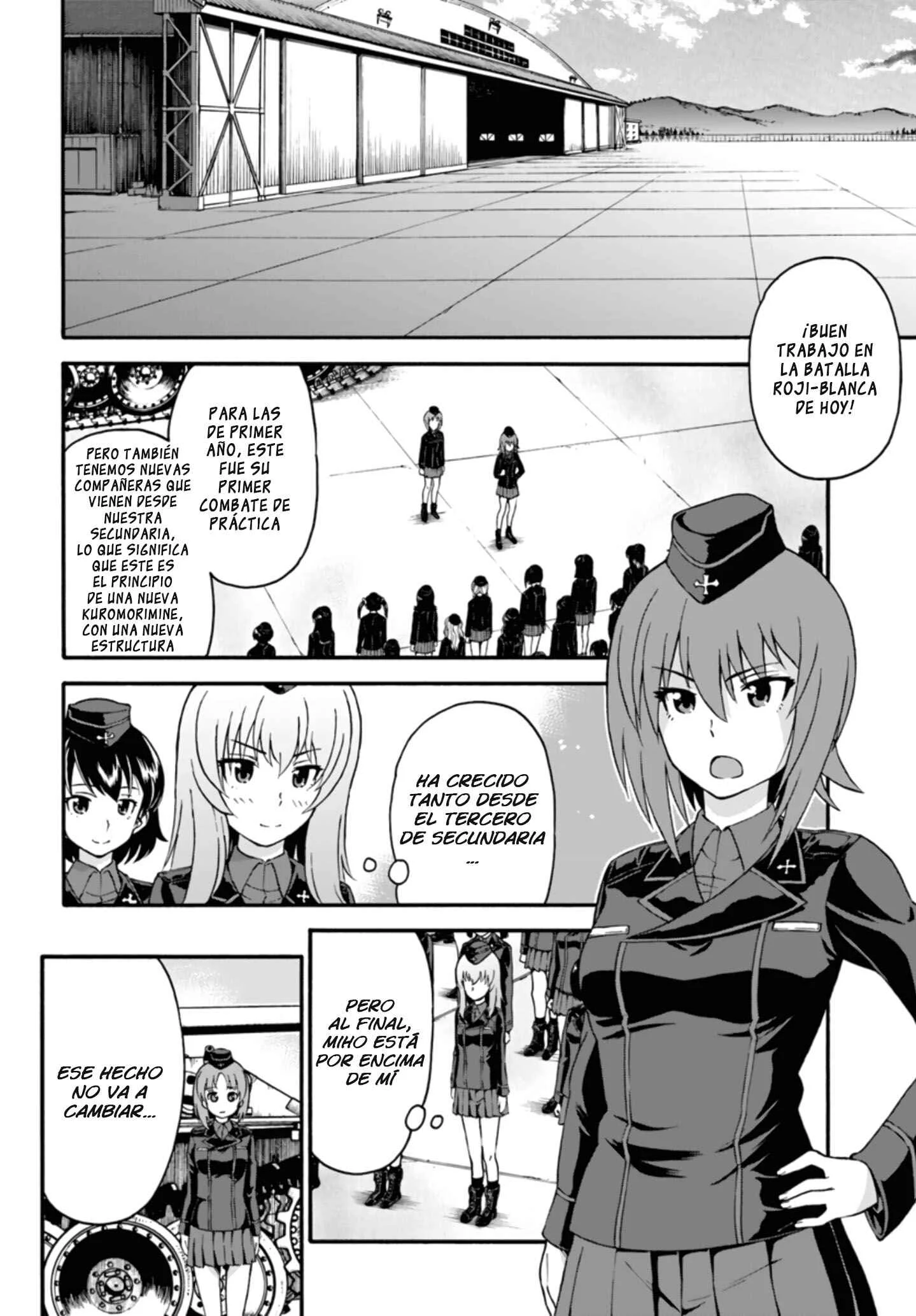 GIRLS und PANZER - phase.ERIKA Capítulo 5: Mal augurio - Page 36