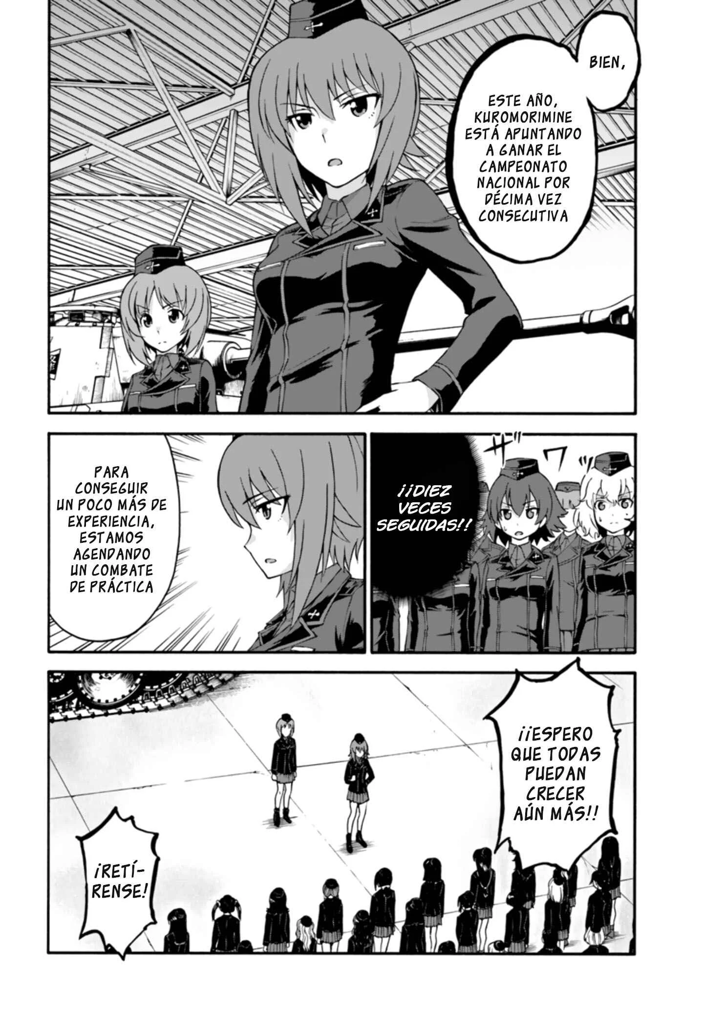 GIRLS und PANZER - phase.ERIKA Capítulo 5: Mal augurio - Page 38