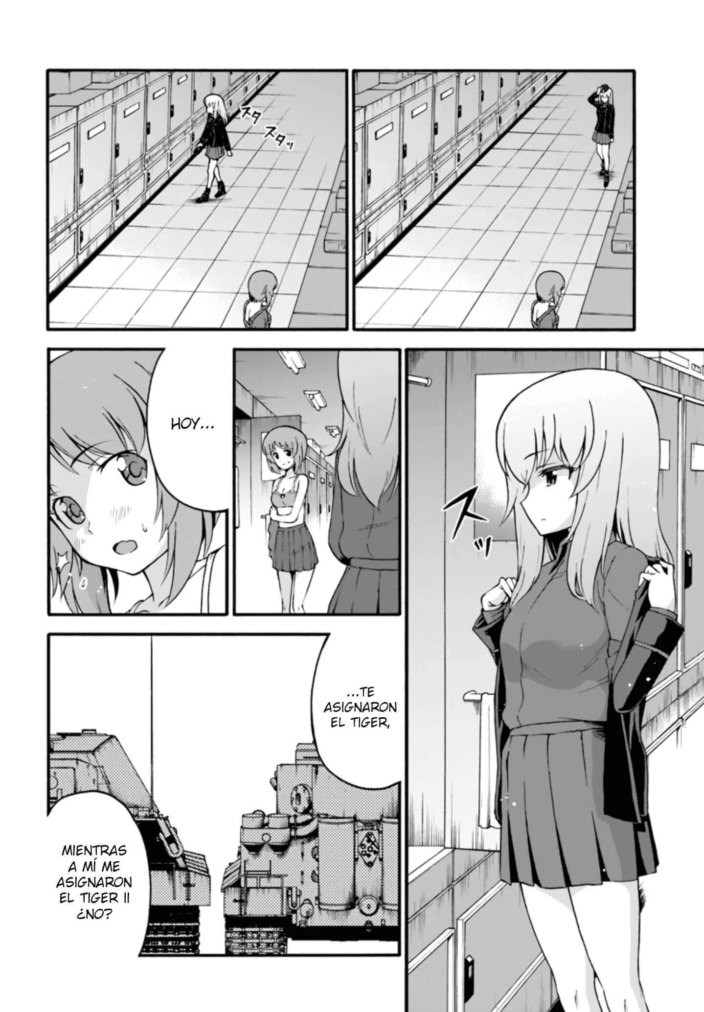 GIRLS und PANZER - phase.ERIKA Capítulo 5: Mal augurio - Page 40