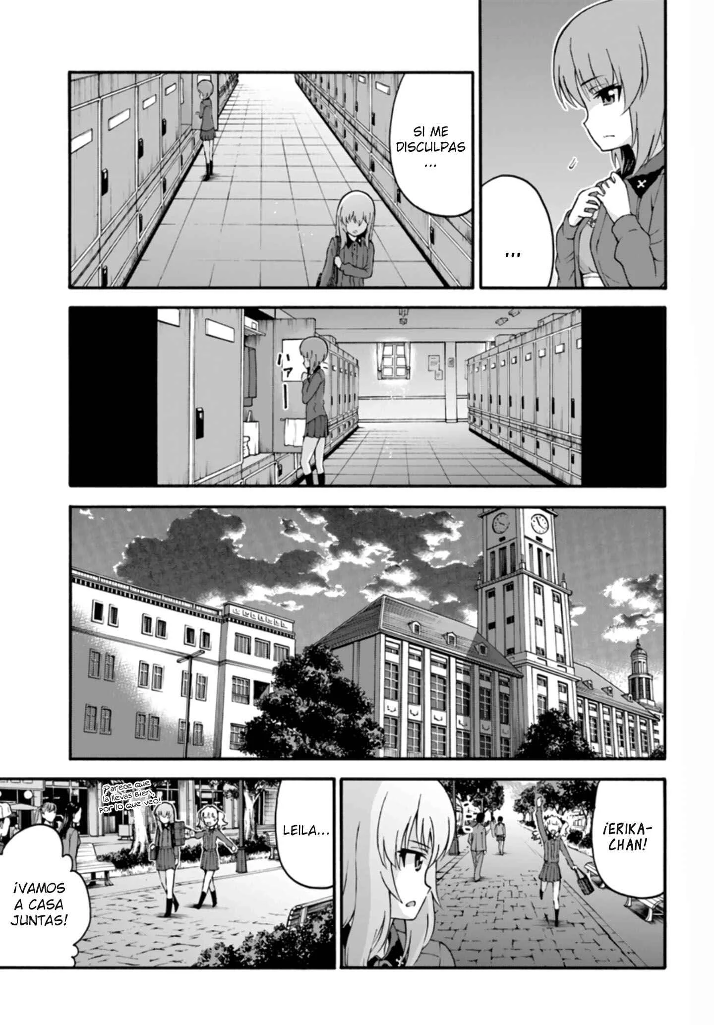 GIRLS und PANZER - phase.ERIKA Capítulo 5: Mal augurio - Page 43