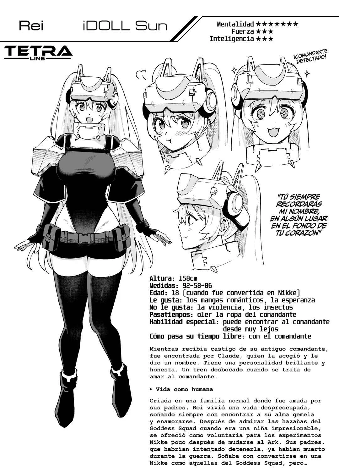 Goddess of Victory: Nikke - Ryousangata Nike x Sousaku Shikikan (Doujinshi) Capítulo 0: Introducción de personajes - Page 1