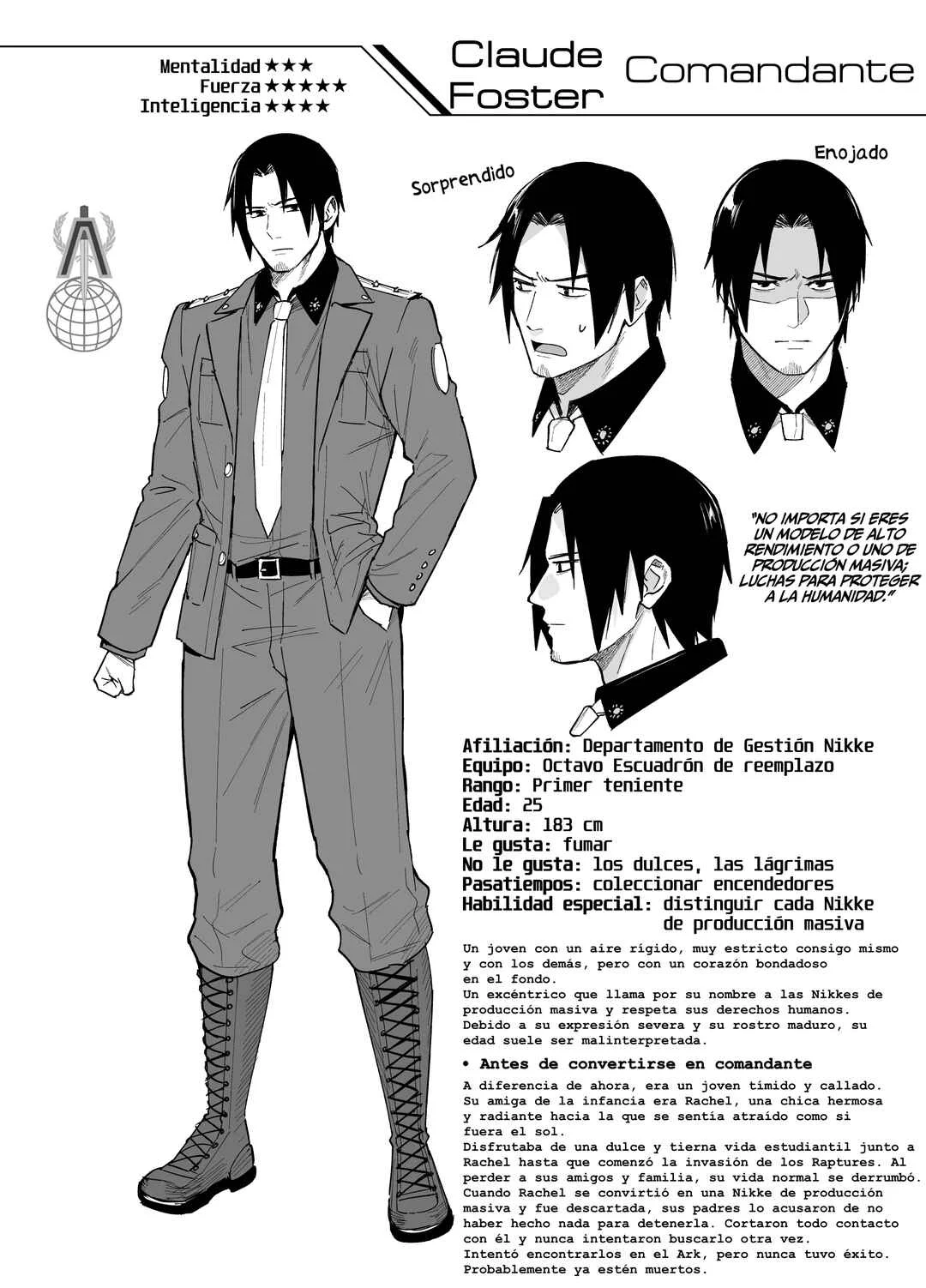 Goddess of Victory: Nikke - Ryousangata Nike x Sousaku Shikikan (Doujinshi) Capítulo 0: Introducción de personajes - Page 2