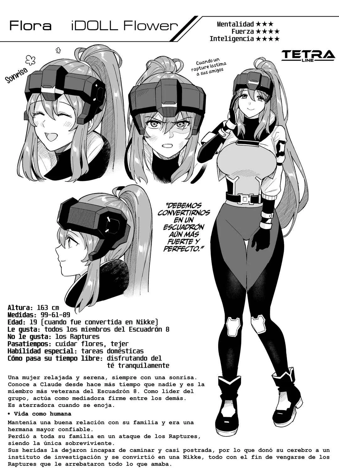 Goddess of Victory: Nikke - Ryousangata Nike x Sousaku Shikikan (Doujinshi) Capítulo 0: Introducción de personajes - Page 3