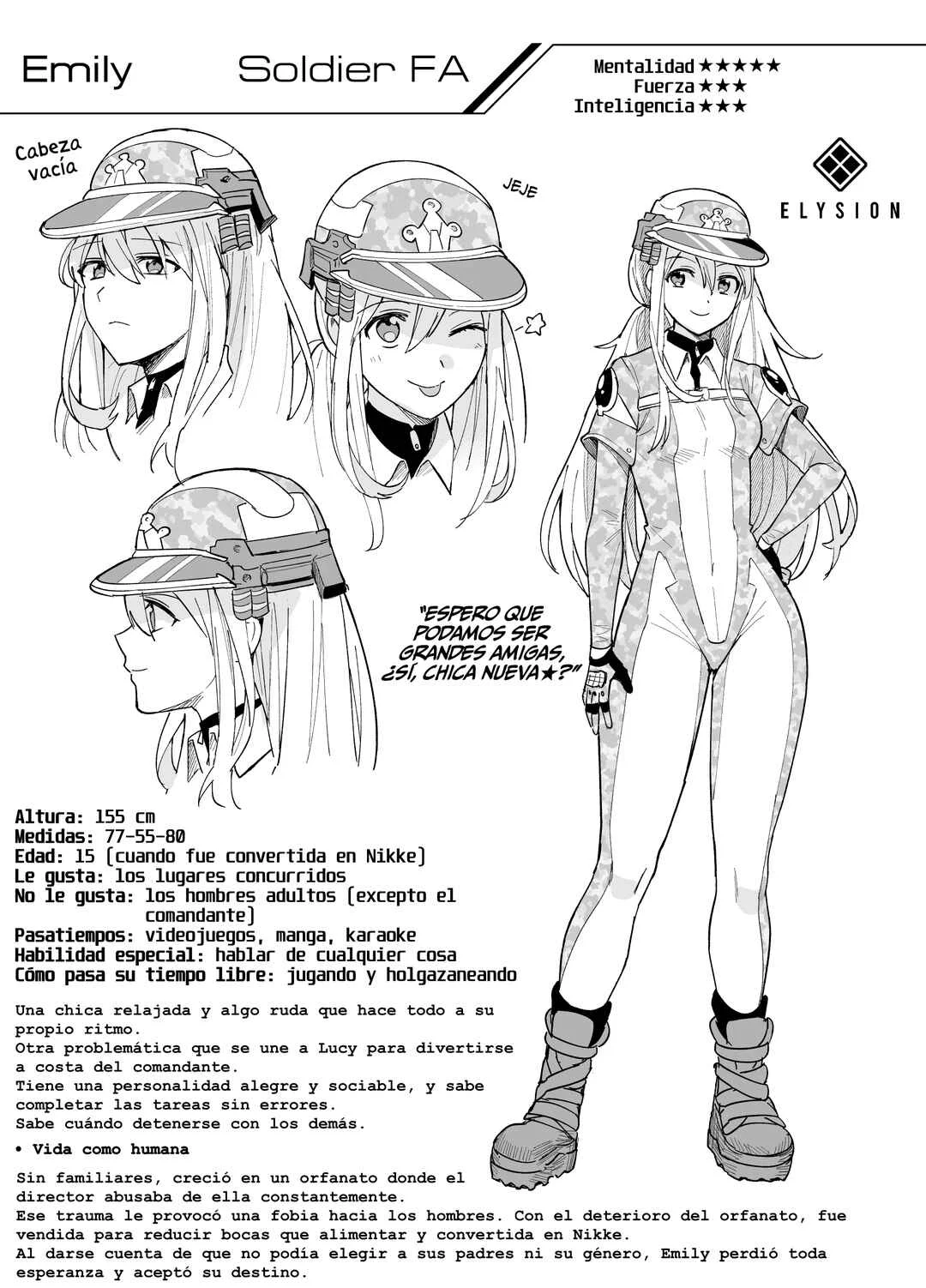 Goddess of Victory: Nikke - Ryousangata Nike x Sousaku Shikikan (Doujinshi) Capítulo 0: Introducción de personajes - Page 5