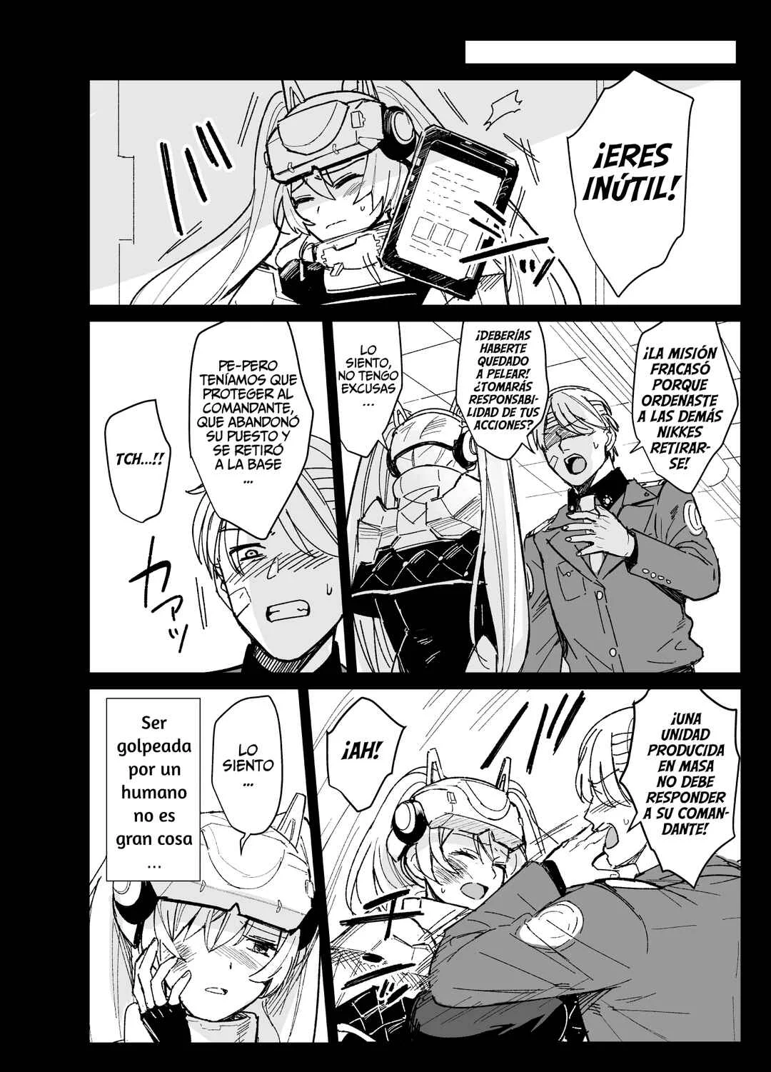 Goddess of Victory: Nikke - Ryousangata Nike x Sousaku Shikikan (Doujinshi) Capítulo 1: Diosa sin nombre - Page 2