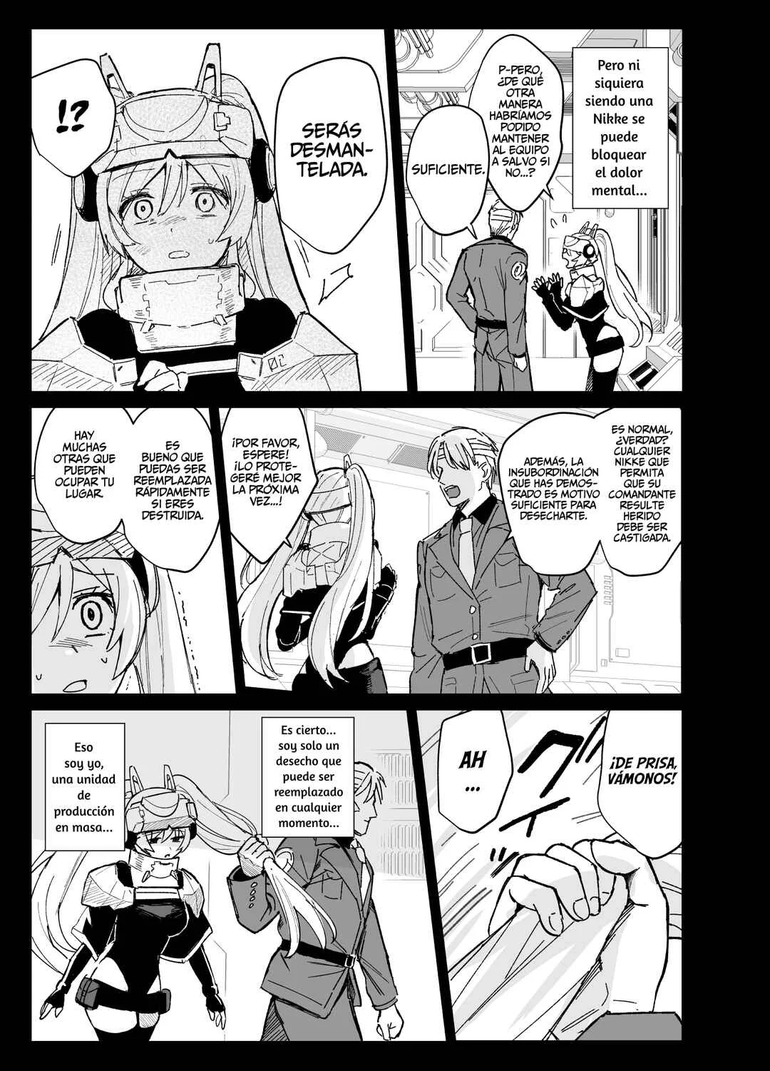 Goddess of Victory: Nikke - Ryousangata Nike x Sousaku Shikikan (Doujinshi) Capítulo 1: Diosa sin nombre - Page 3