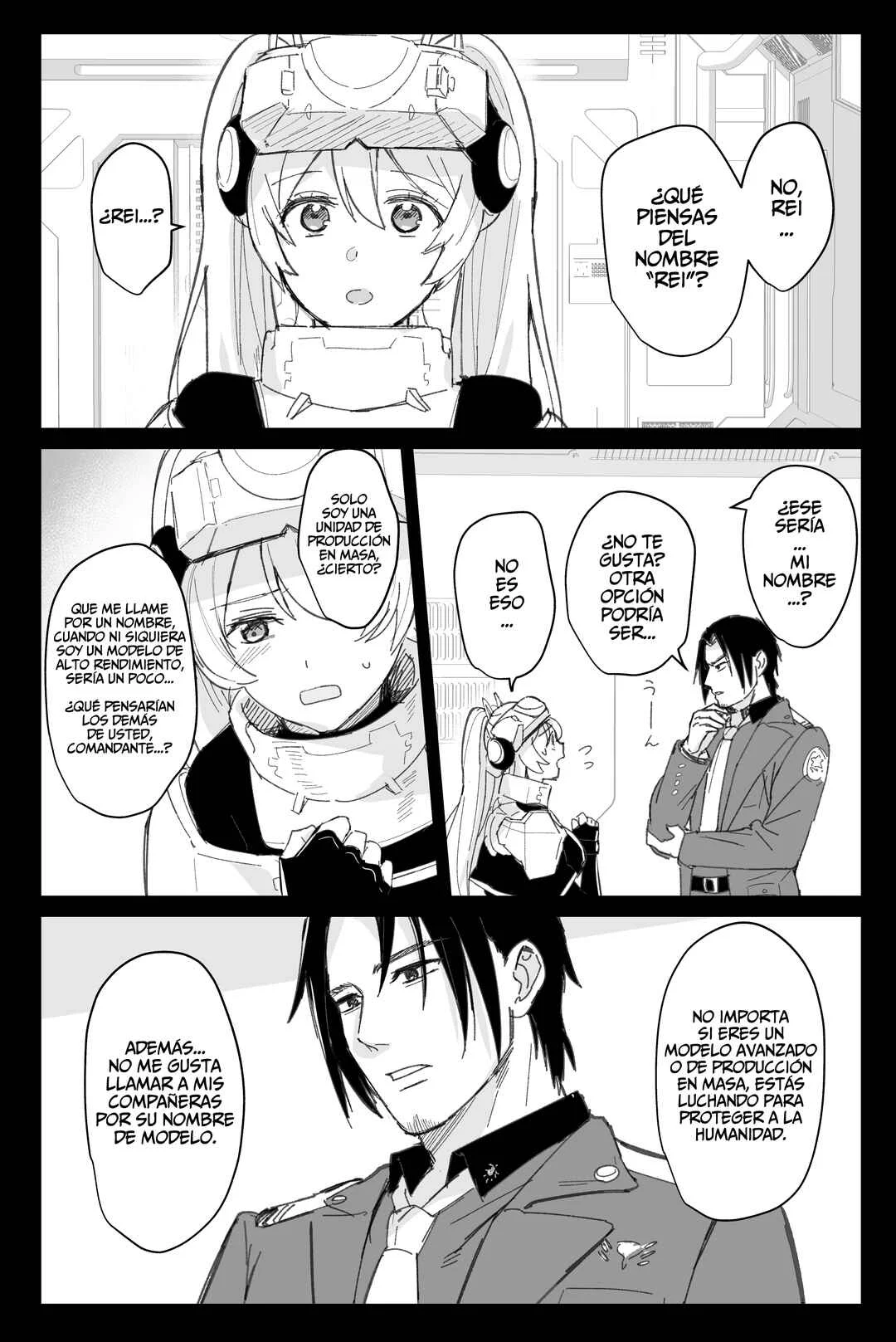 Goddess of Victory: Nikke - Ryousangata Nike x Sousaku Shikikan (Doujinshi) Capítulo 1: Diosa sin nombre - Page 8