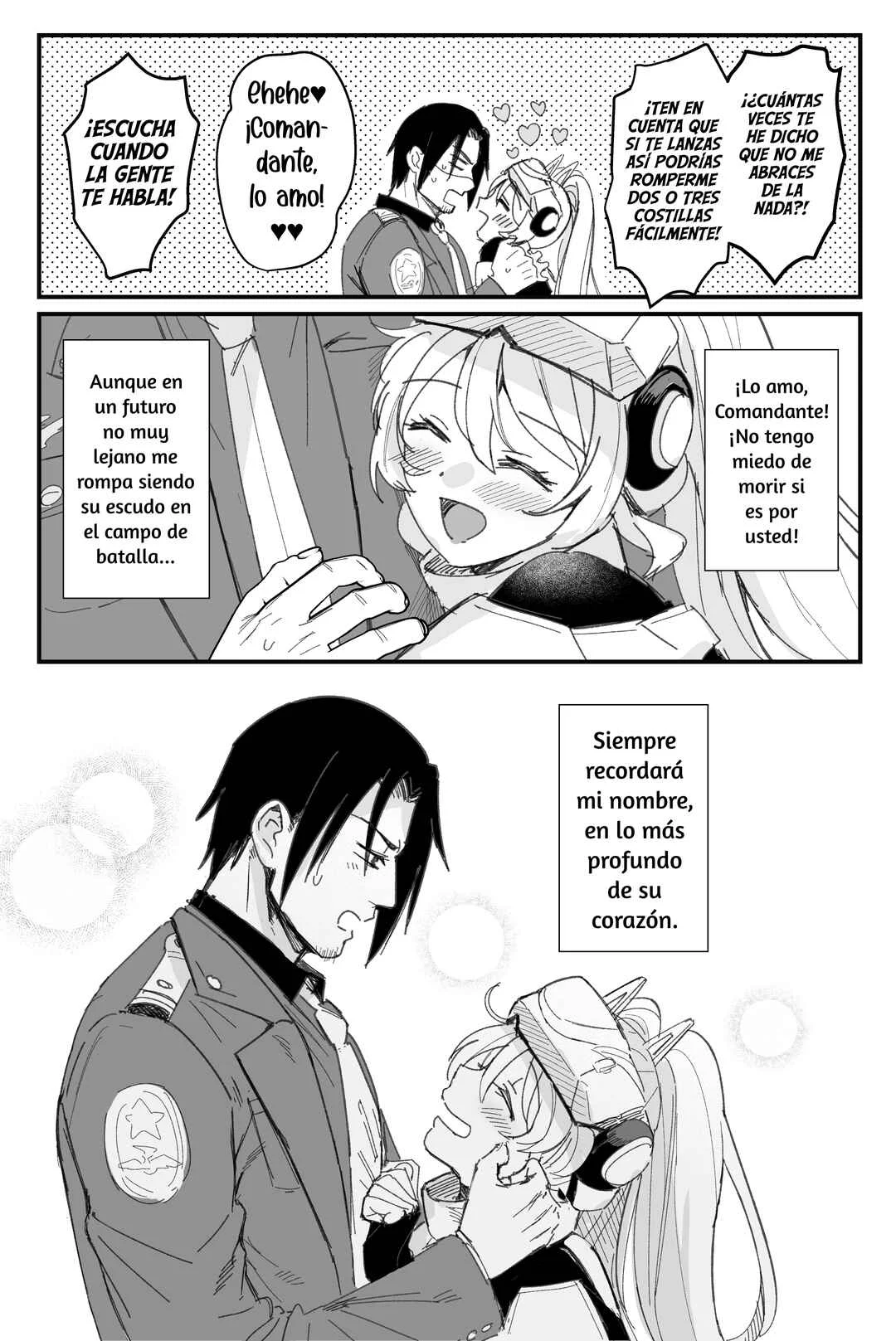 Goddess of Victory: Nikke - Ryousangata Nike x Sousaku Shikikan (Doujinshi) Capítulo 1: Diosa sin nombre - Page 12