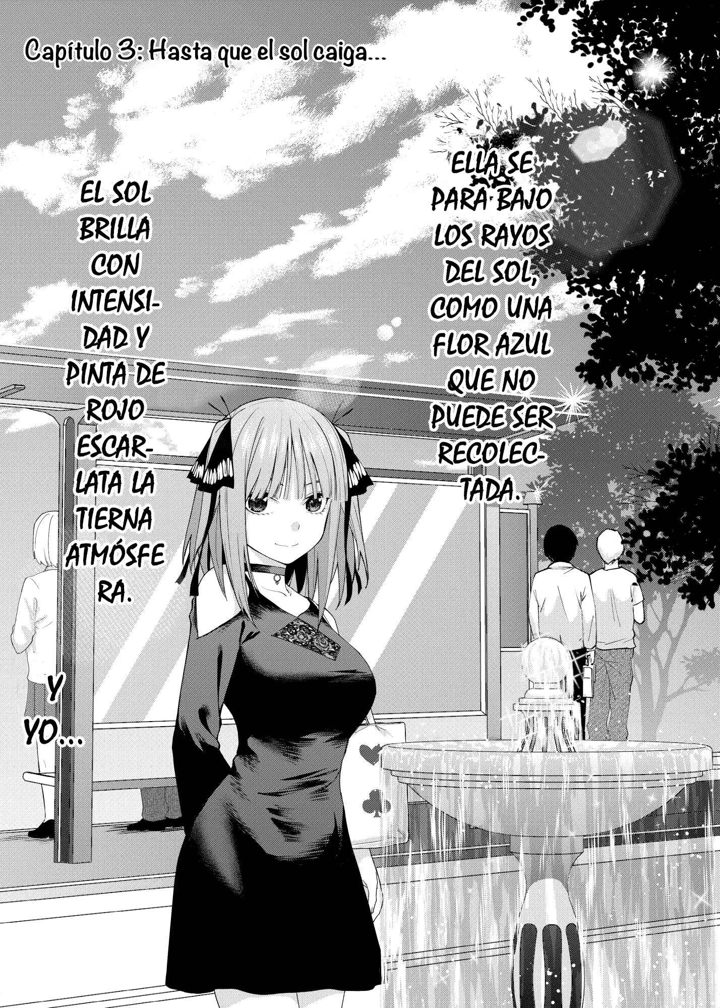 Gotoubun no Hanayome β Capítulo 3: Hasta que el sol caiga - Page 2
