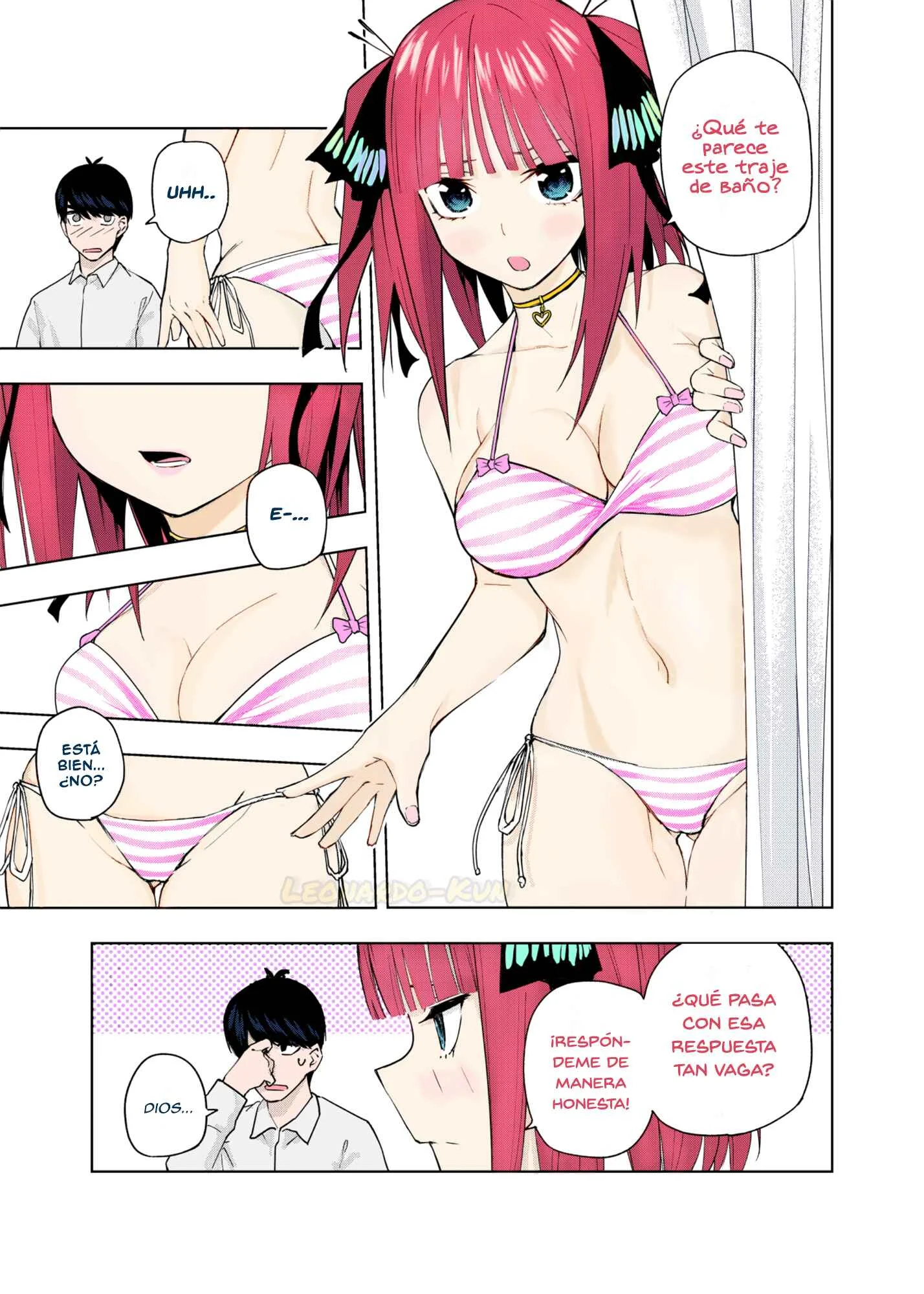 Gotoubun no Hanayome β Capítulo 3: Hasta que el sol caiga - Page 6
