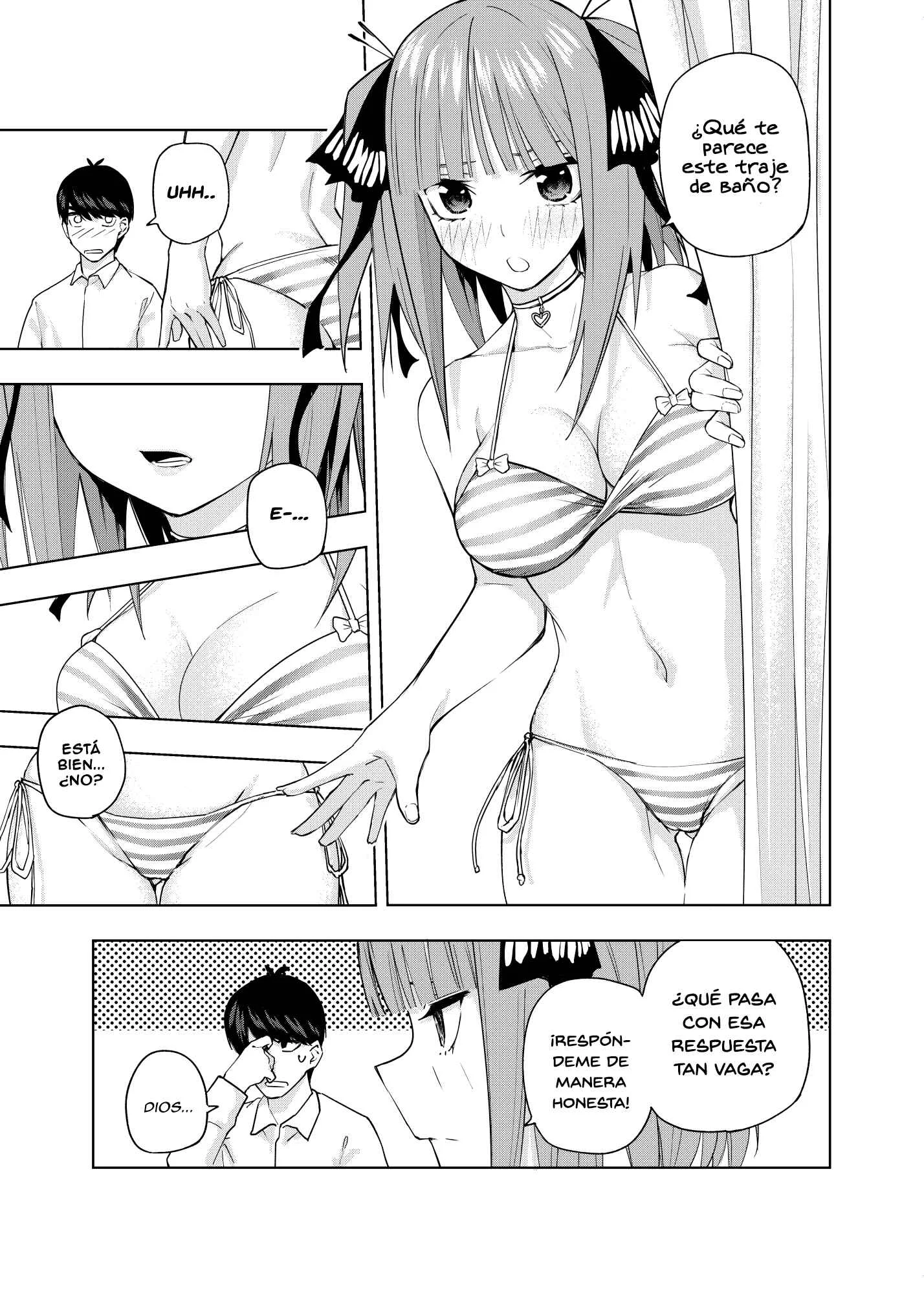 Gotoubun no Hanayome β Capítulo 3: Hasta que el sol caiga - Page 7