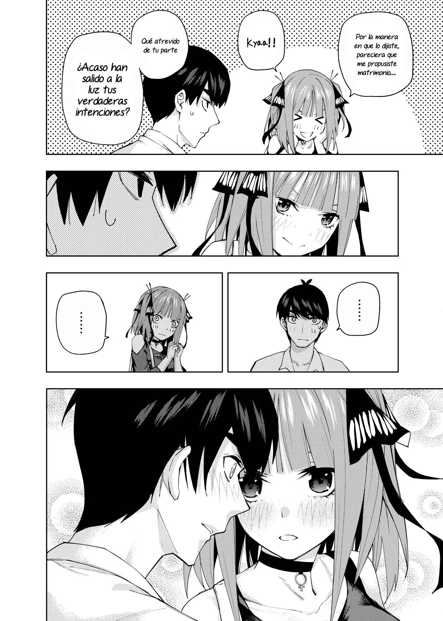Gotoubun no Hanayome β Capítulo 3: Hasta que el sol caiga - Page 12