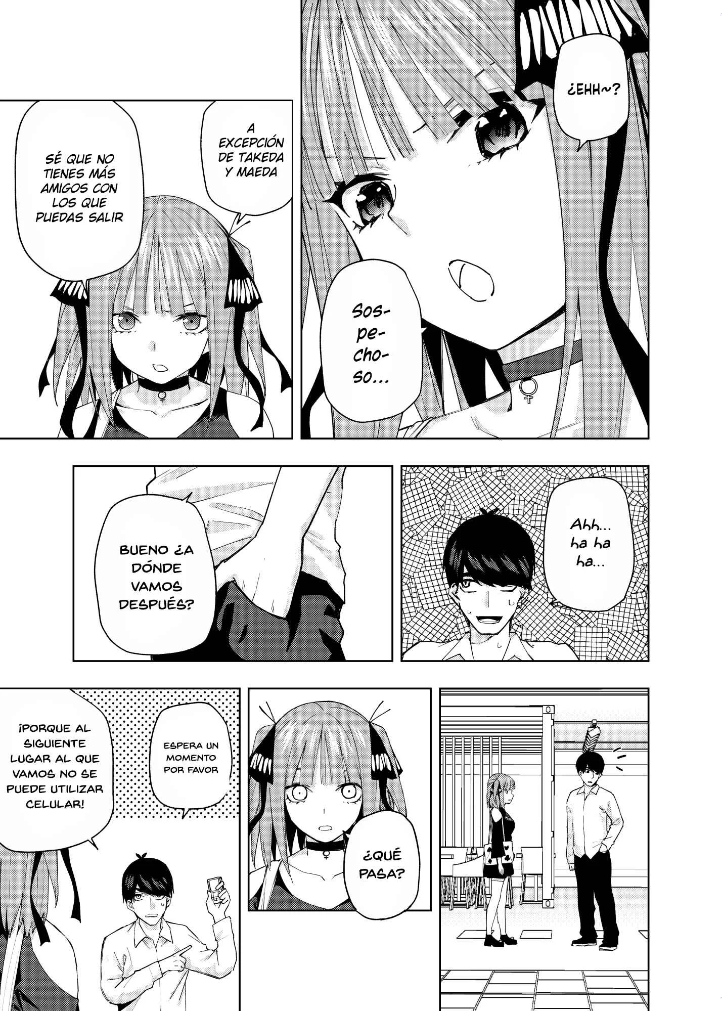 Gotoubun no Hanayome β Capítulo 3: Hasta que el sol caiga - Page 15
