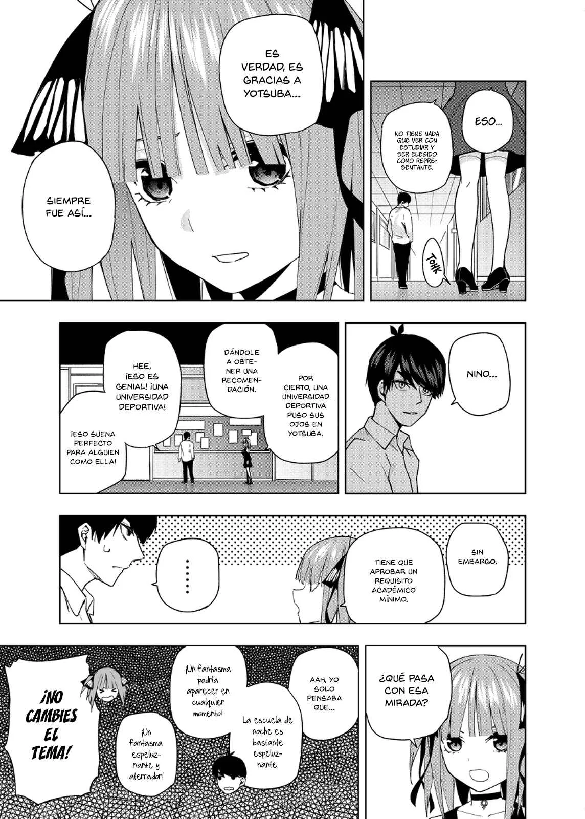 Gotoubun no Hanayome β Capítulo 4: Bajo el manto de hojas iluminadas por la luna. - Page 3