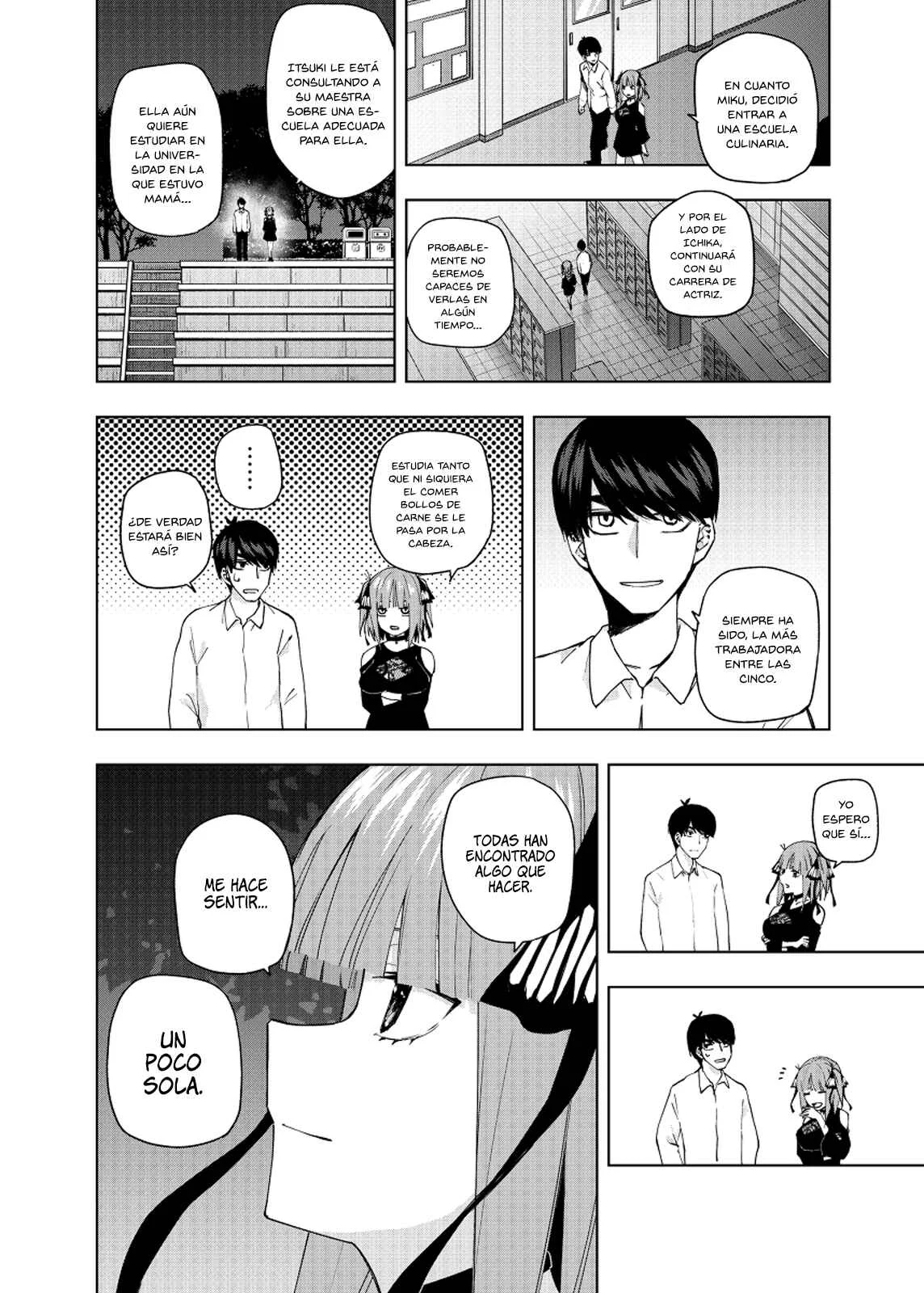 Gotoubun no Hanayome β Capítulo 4: Bajo el manto de hojas iluminadas por la luna. - Page 4