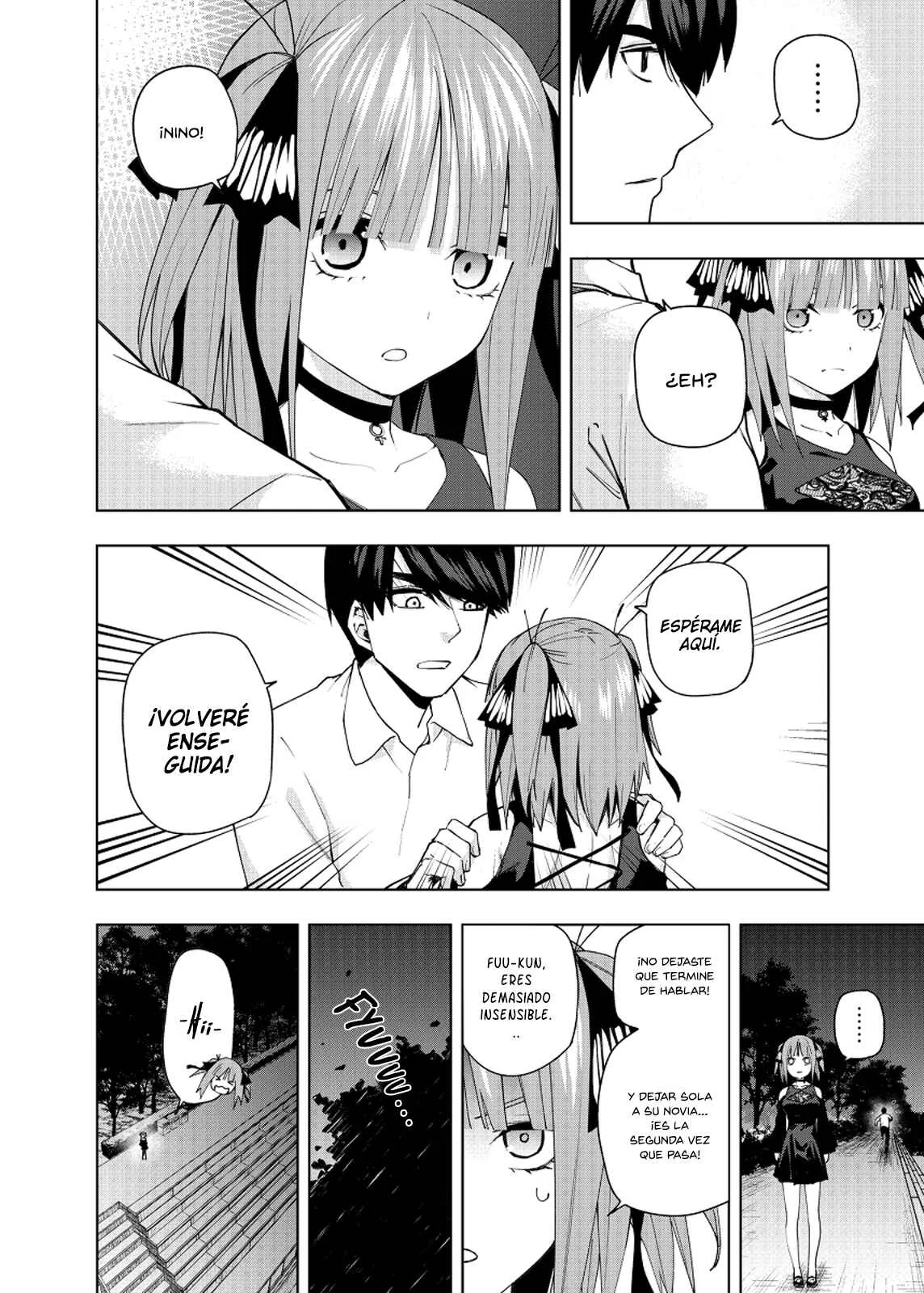 Gotoubun no Hanayome β Capítulo 4: Bajo el manto de hojas iluminadas por la luna. - Page 12