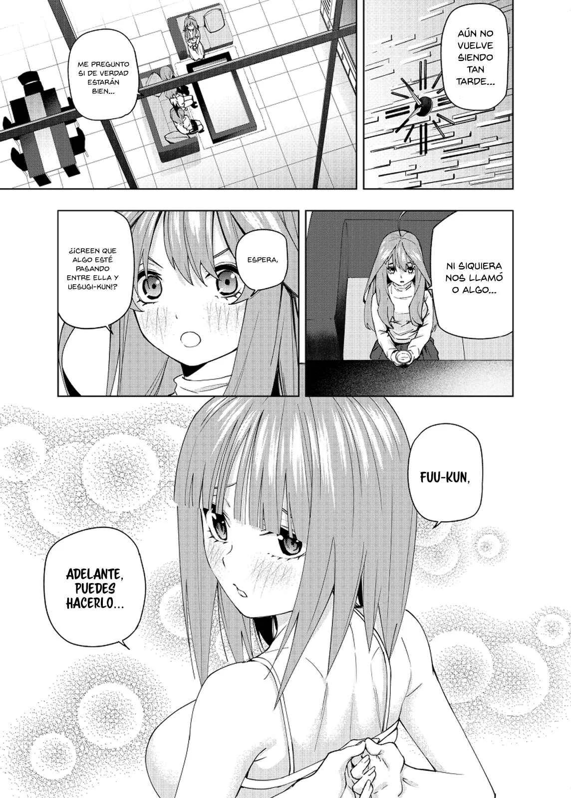 Gotoubun no Hanayome β Capítulo 4: Bajo el manto de hojas iluminadas por la luna. - Page 13