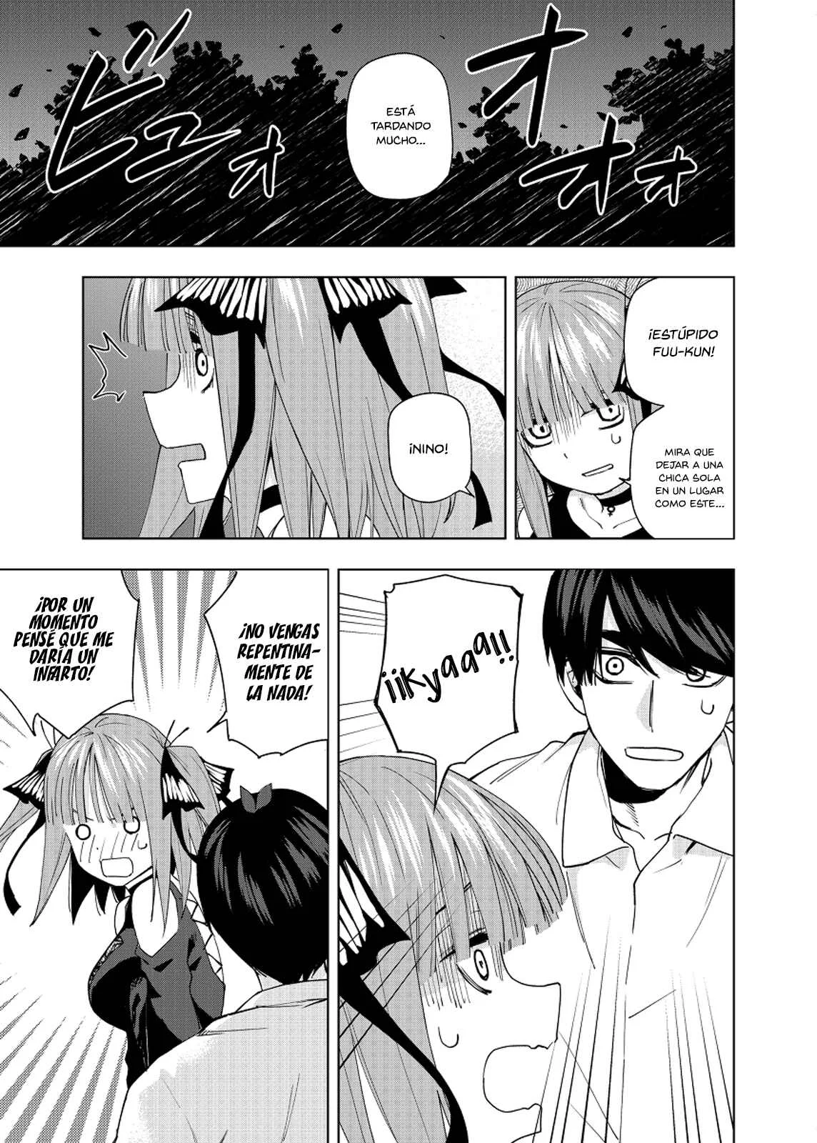 Gotoubun no Hanayome β Capítulo 4: Bajo el manto de hojas iluminadas por la luna. - Page 15