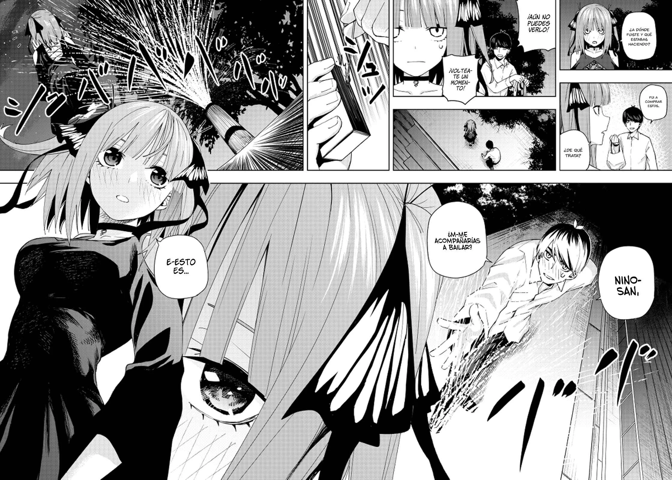 Gotoubun no Hanayome β Capítulo 4: Bajo el manto de hojas iluminadas por la luna. - Page 16