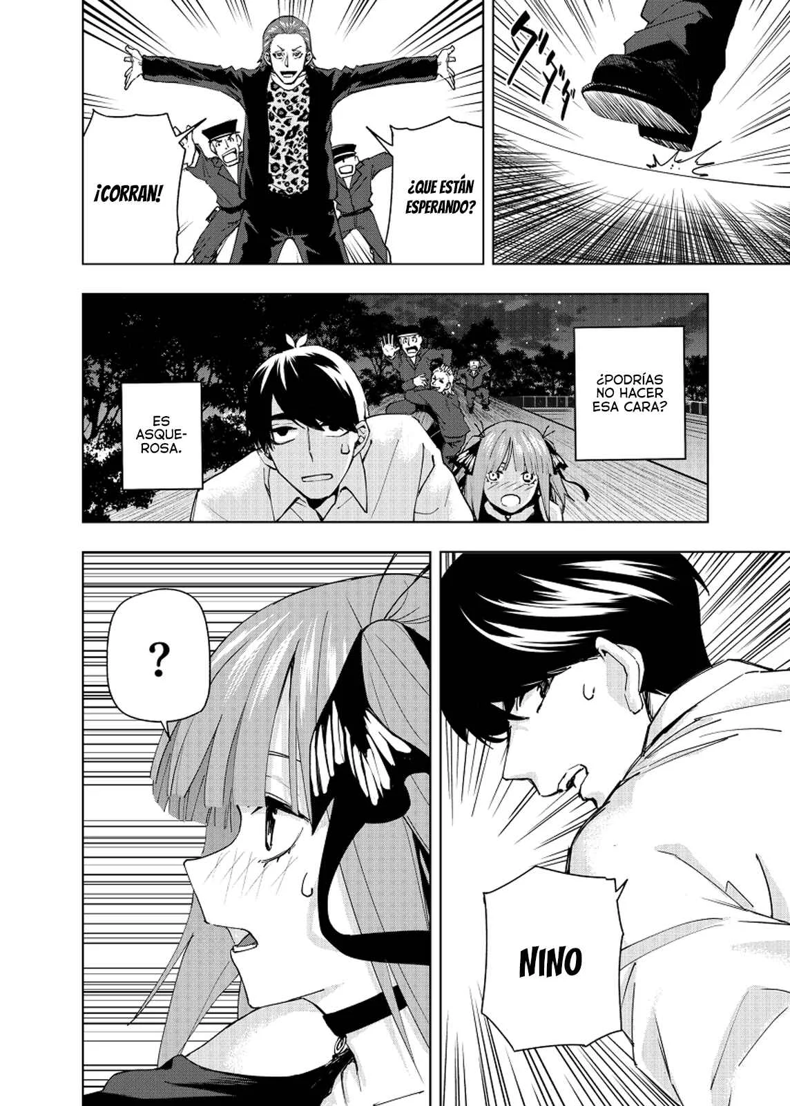 Gotoubun no Hanayome β Capítulo 4: Bajo el manto de hojas iluminadas por la luna. - Page 26