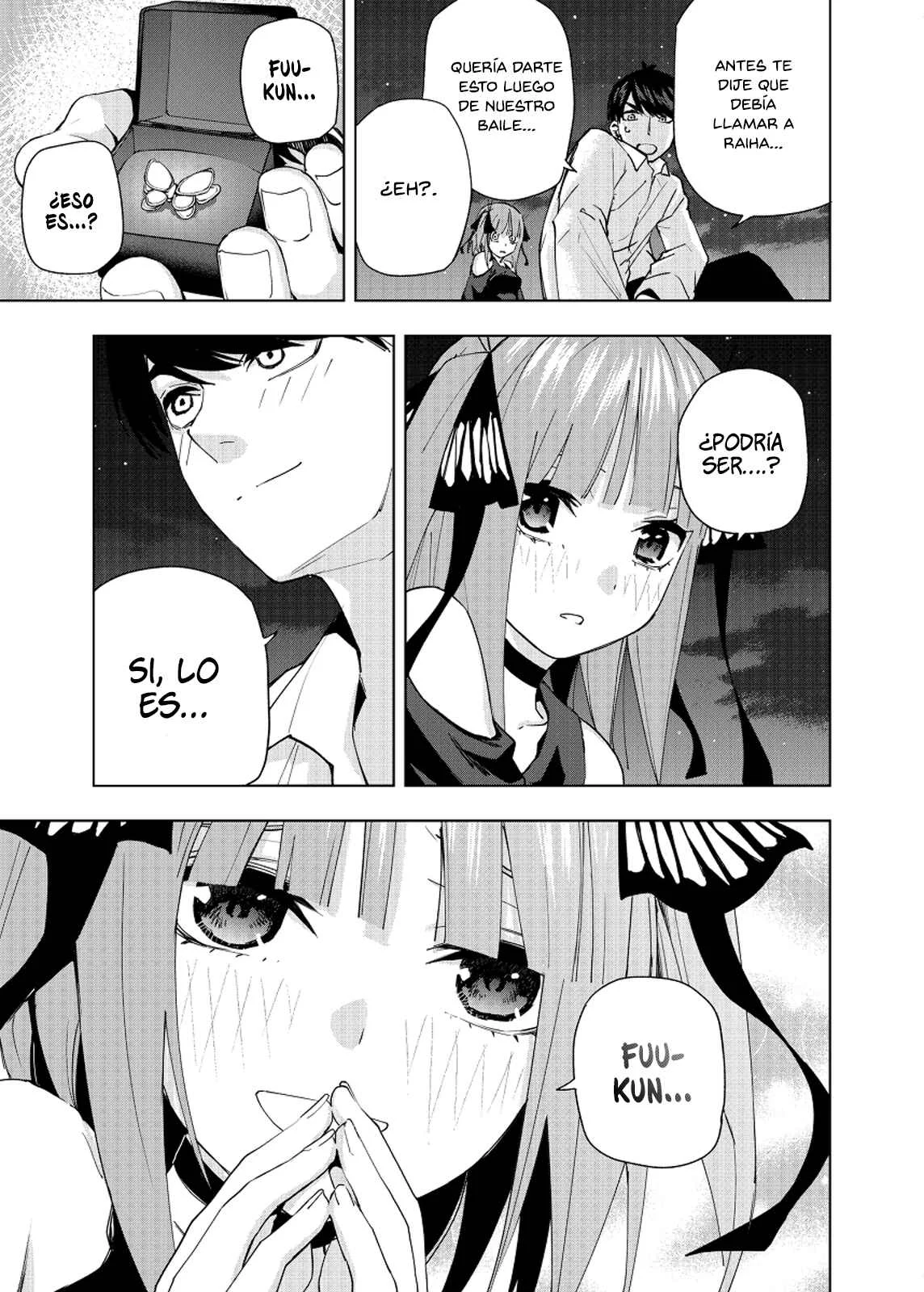 Gotoubun no Hanayome β Capítulo 4: Bajo el manto de hojas iluminadas por la luna. - Page 31
