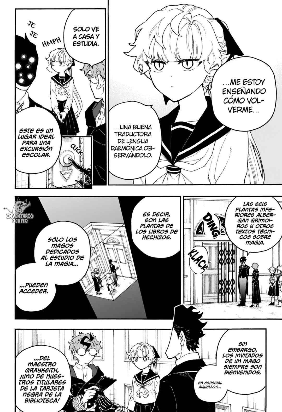 Graykeith no Makaigo Yakuroku Capítulo 3: Biblioteca Ocaso Lunar - Page 5