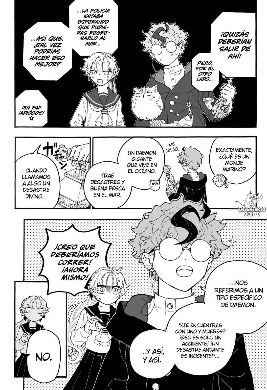 Graykeith no Makaigo Yakuroku Capítulo 4: El Monje Marino y el Mensaje en la Botella - Page 9
