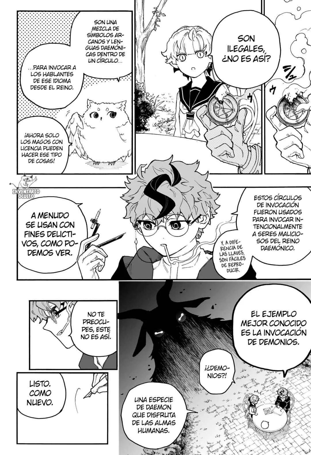 Graykeith no Makaigo Yakuroku Capítulo 5: El Círculo de Invocación  - Page 11
