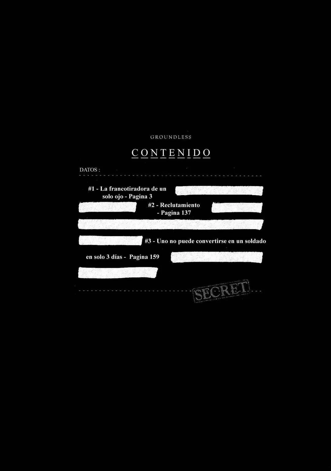 GROUNDLESS Capítulo 1: La francotiradora de un solo ojo (Parte 1) - Page 7