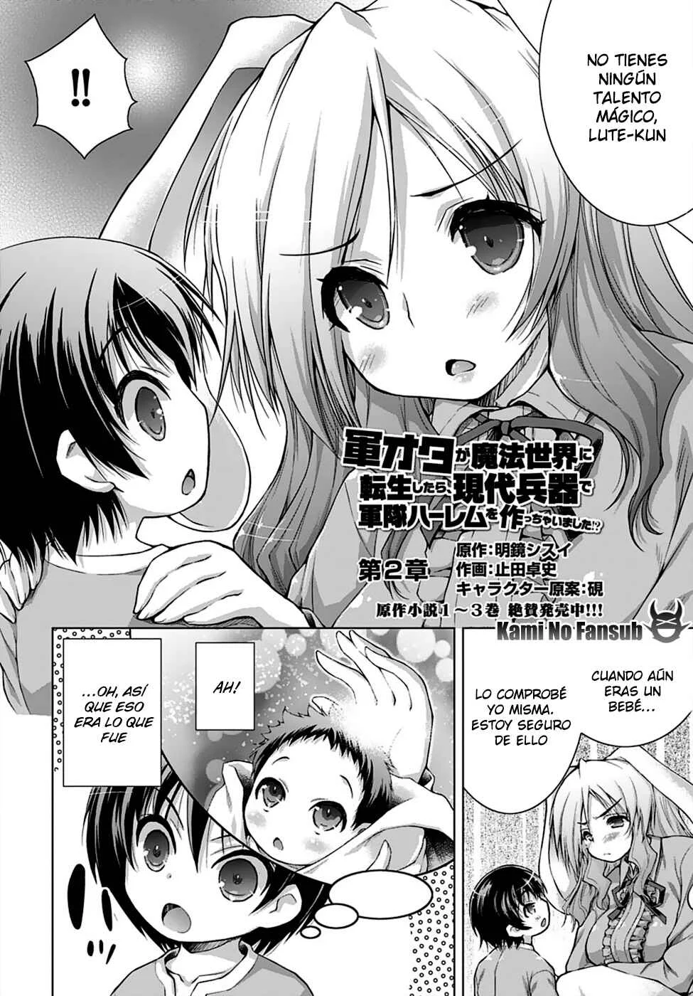 Gun-Ota ga Mahou Sekai ni Tensei shitara, Gendai Heiki de Guntai Harem wo Tsukucchaimashita!? Capítulo 2 - Page 3